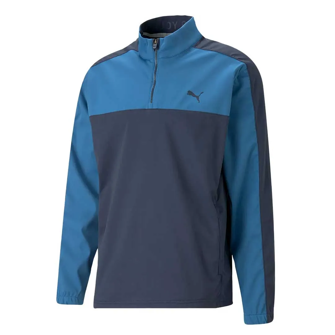 Puma - Pull-over à col quart zip Momentum tissé pour homme (537468 03)