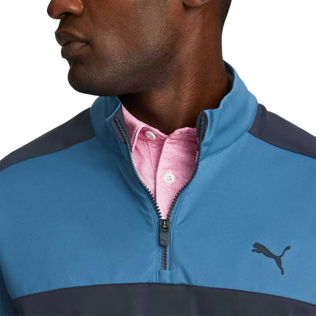 Puma - Pull-over à col quart zip Momentum tissé pour homme (537468 03)