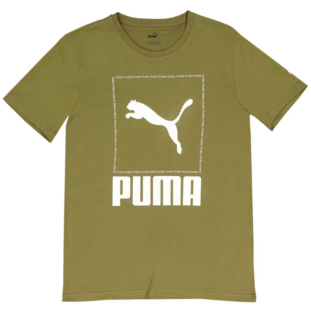 Puma - T-shirt à motif répétition pour homme (587393 05)