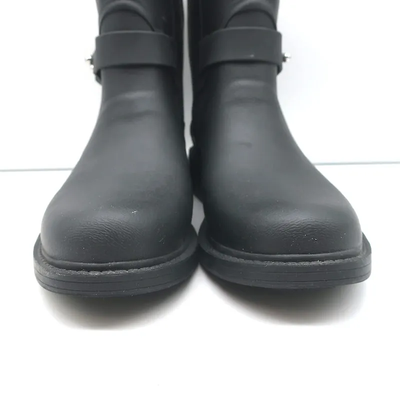 Bottes de pluie moto Rag & Bone en caoutchouc noir taille 36