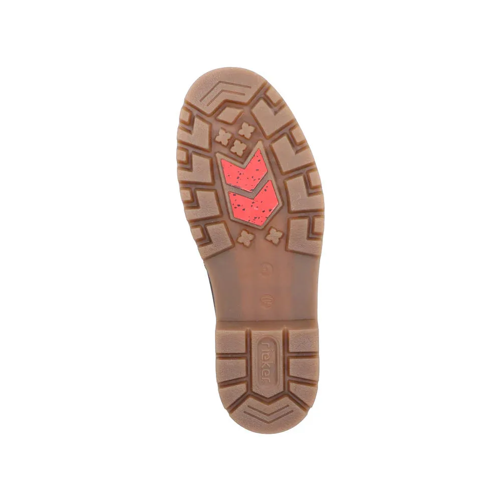 Rieker Chaussures 39871-25 Marron Foncé Double Fermeture Éclair RTex