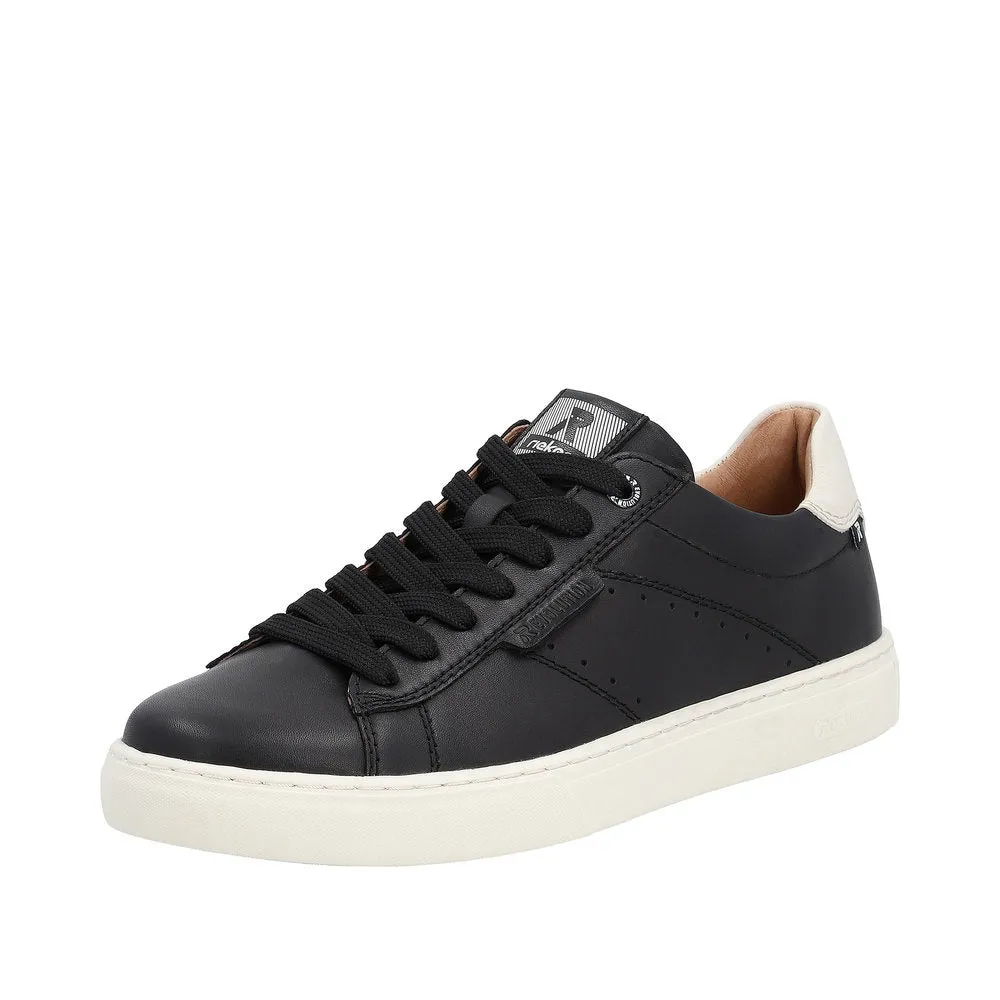Rieker Shoes U0704-00 Basket à Lacets Noir