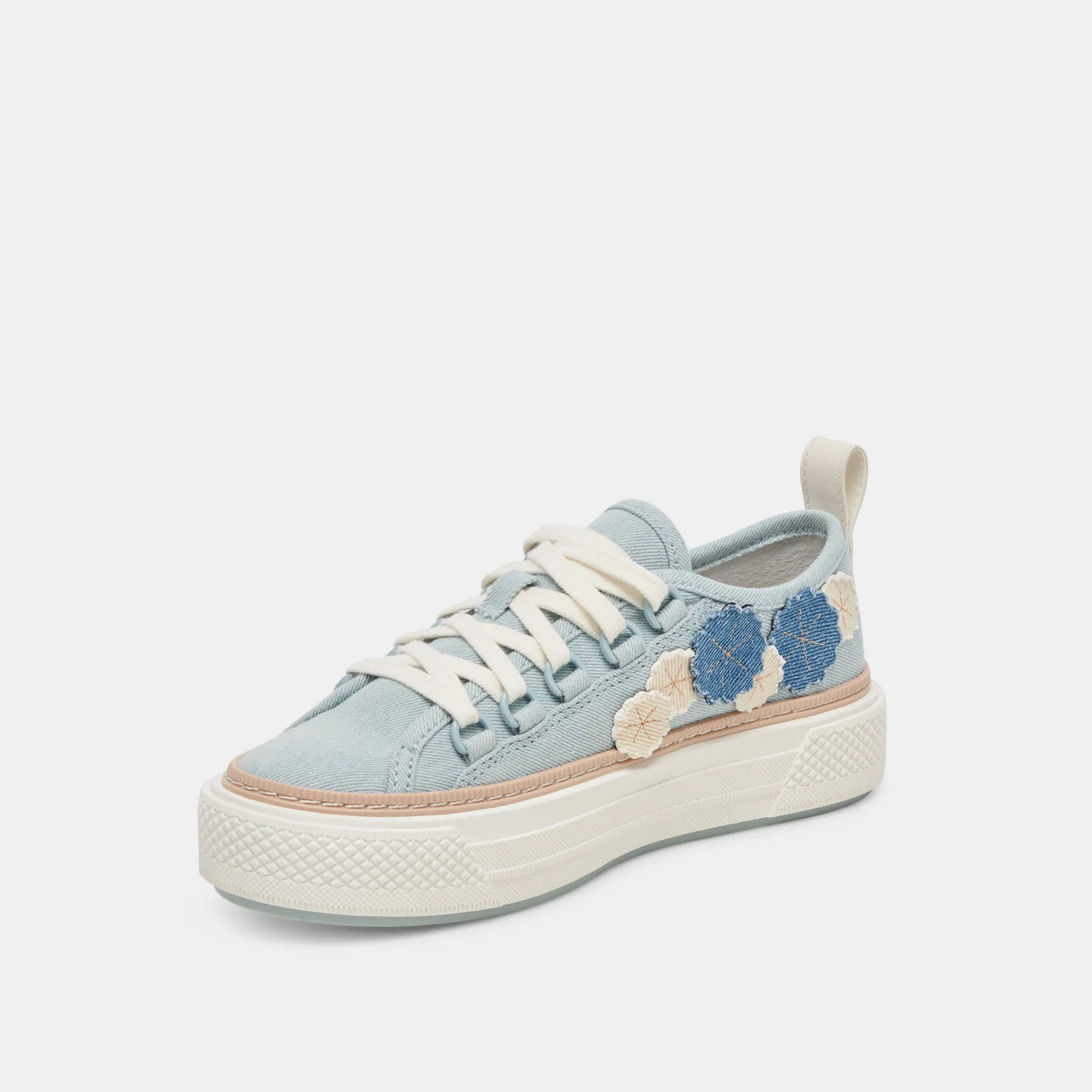 ROBBIN SNEAKERS DENIM BLEU CLAIR