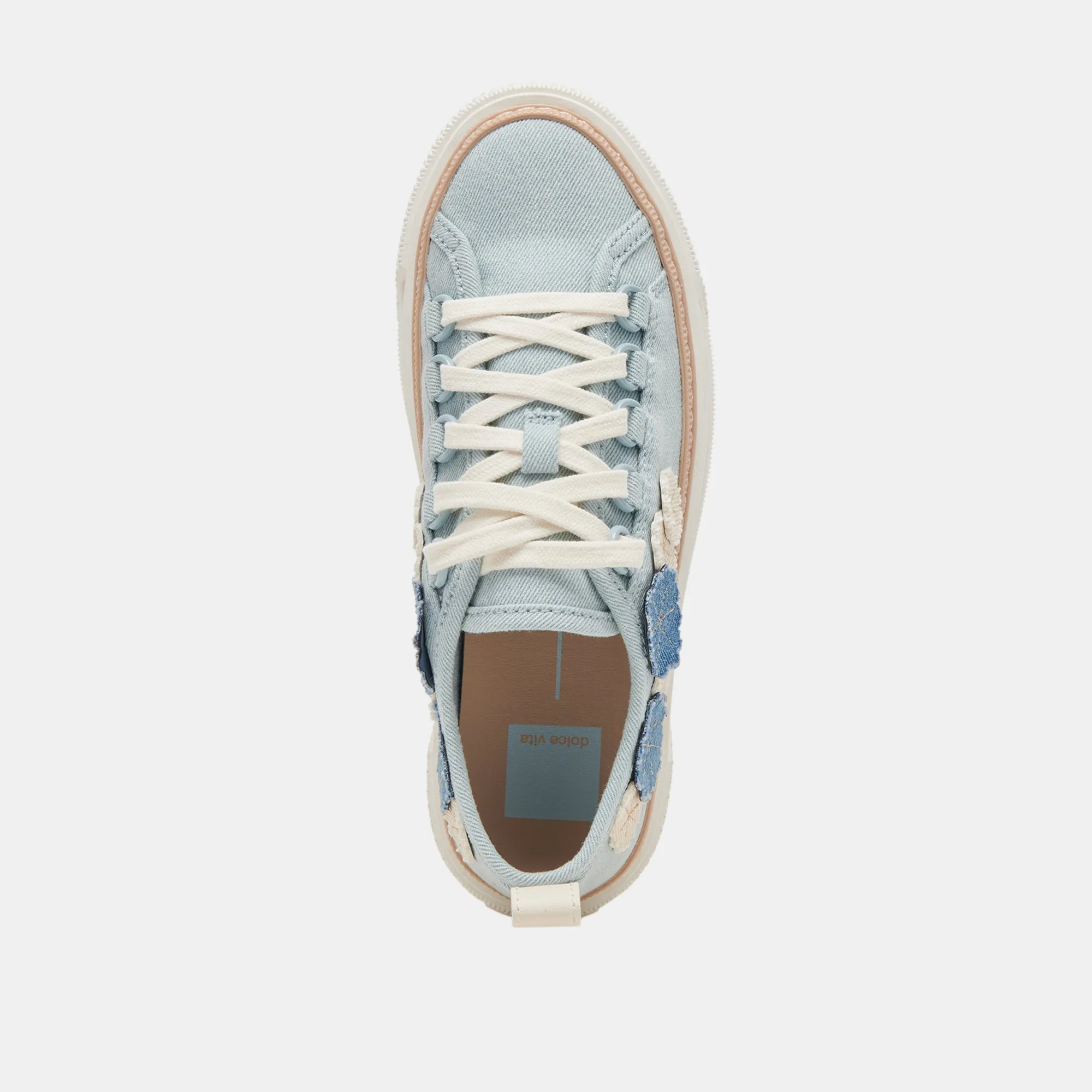 ROBBIN SNEAKERS DENIM BLEU CLAIR