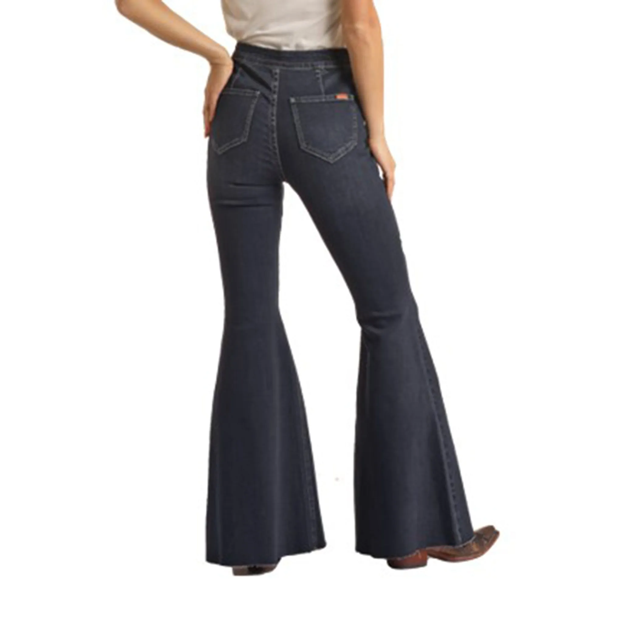 Jeans Bootcut à Couture Avant Rock & Roll Cowgirl