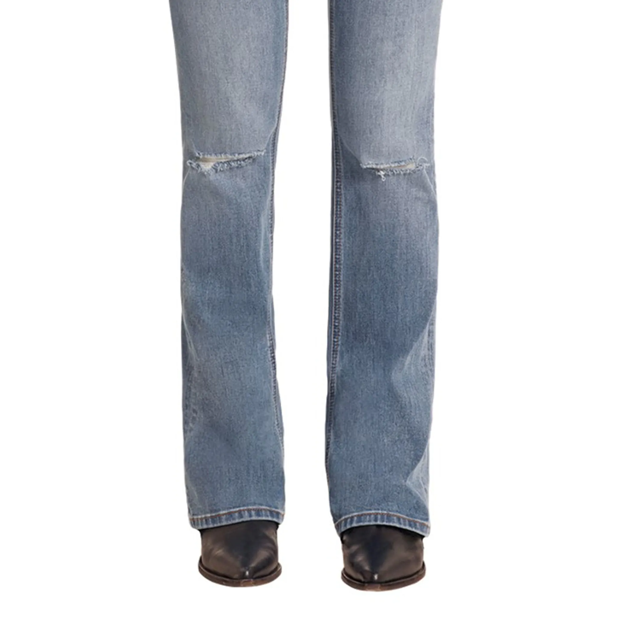Jeans Boot Cut Femme Rock & Roll Délavé Moyen
