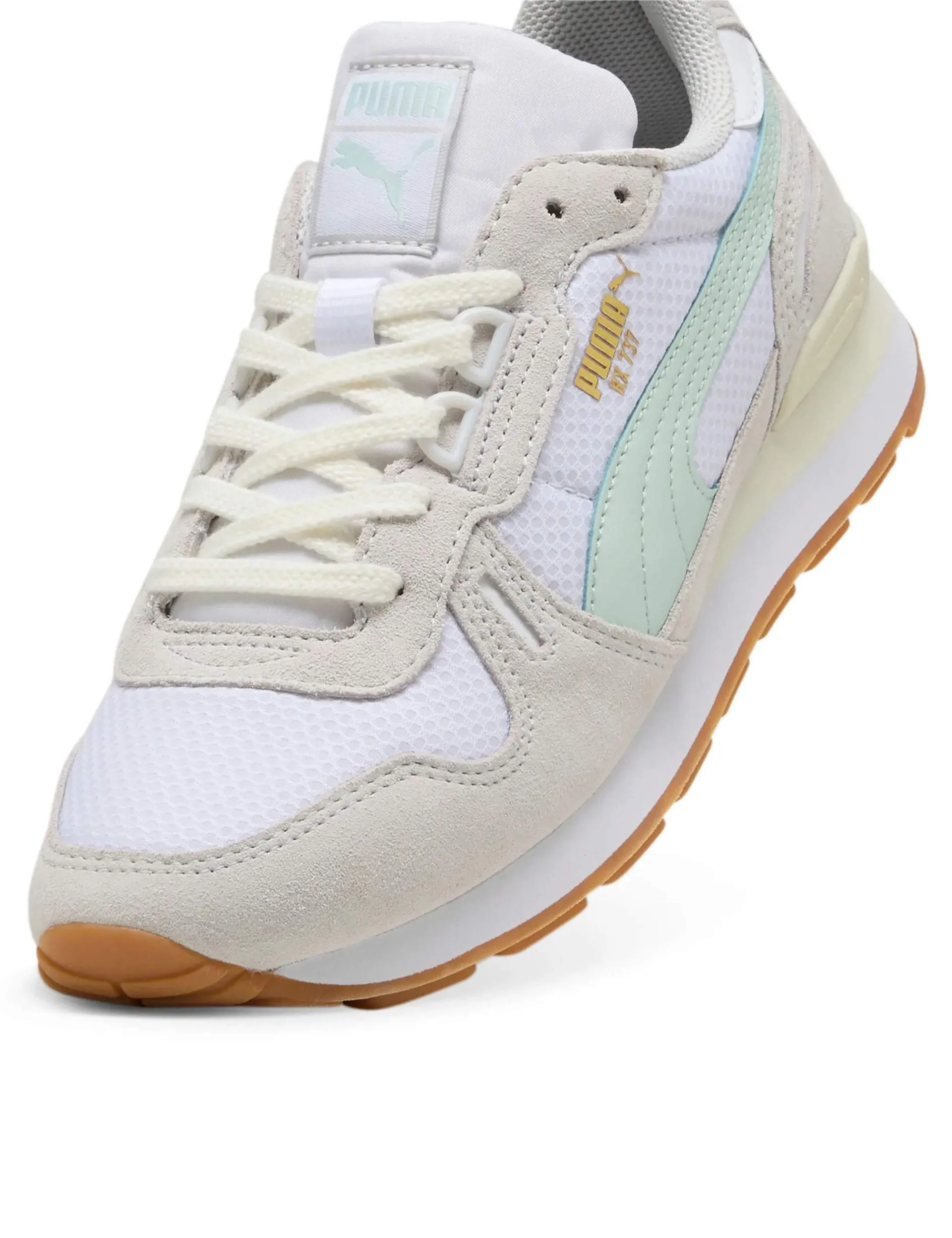 RX 737 Chaussures de Sport en Mesh - Blanc/Gomme