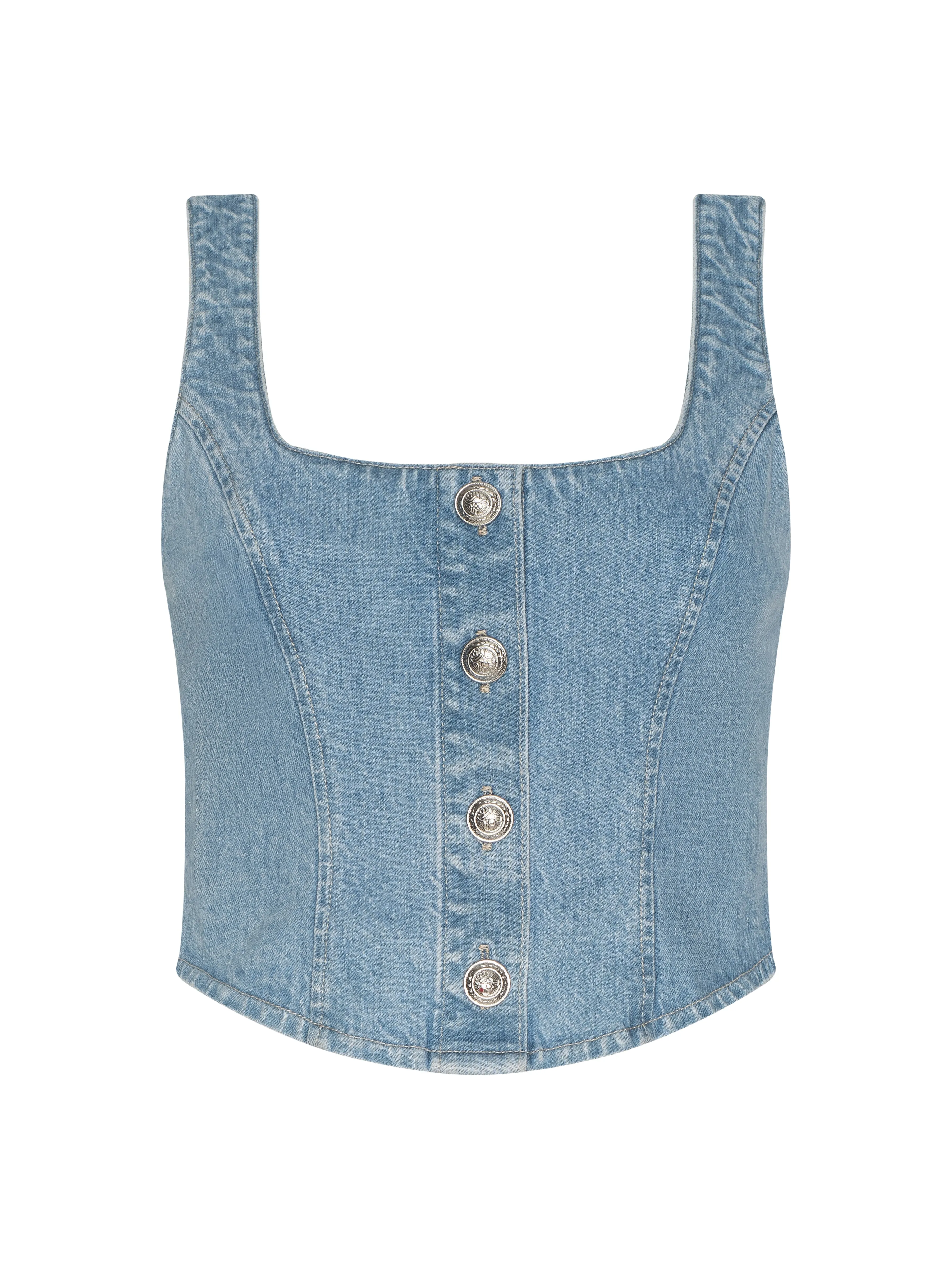Haut en Denim Saga