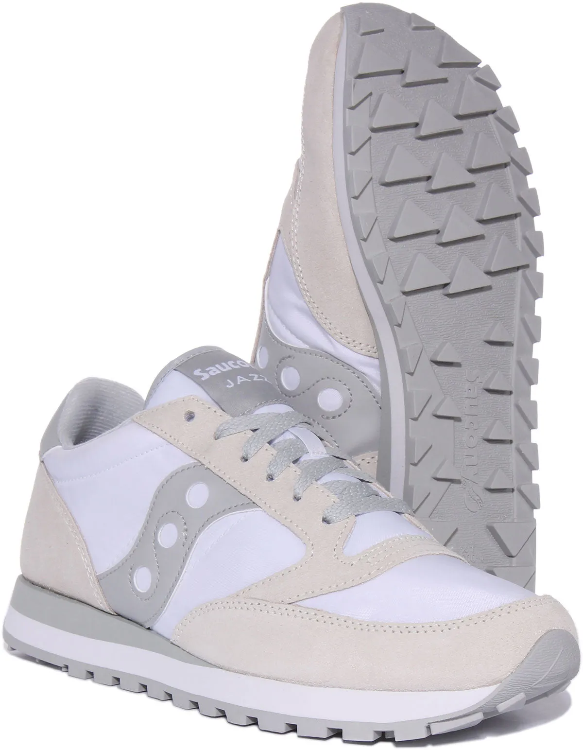Saucony Jazz Original en Blanc Gris pour Hommes Chaussures Saucony