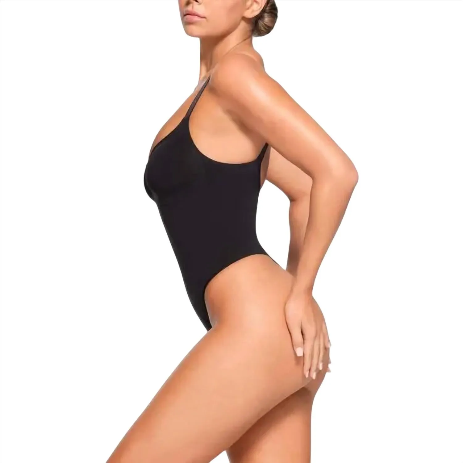 Body sans coutures Petitie en forme de string en onyx