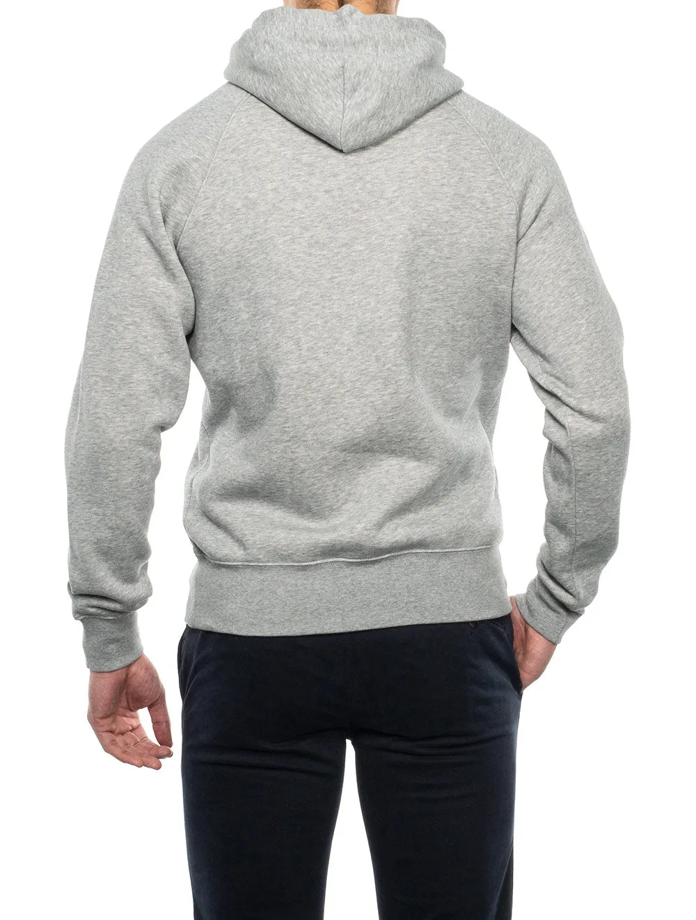 Pull à capuche Shield gris mélangé