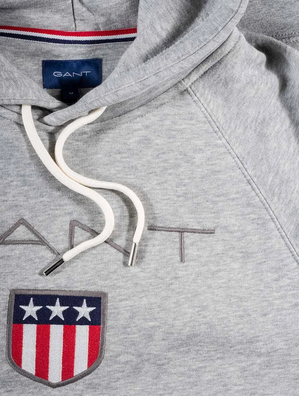 Pull à capuche Shield gris mélangé