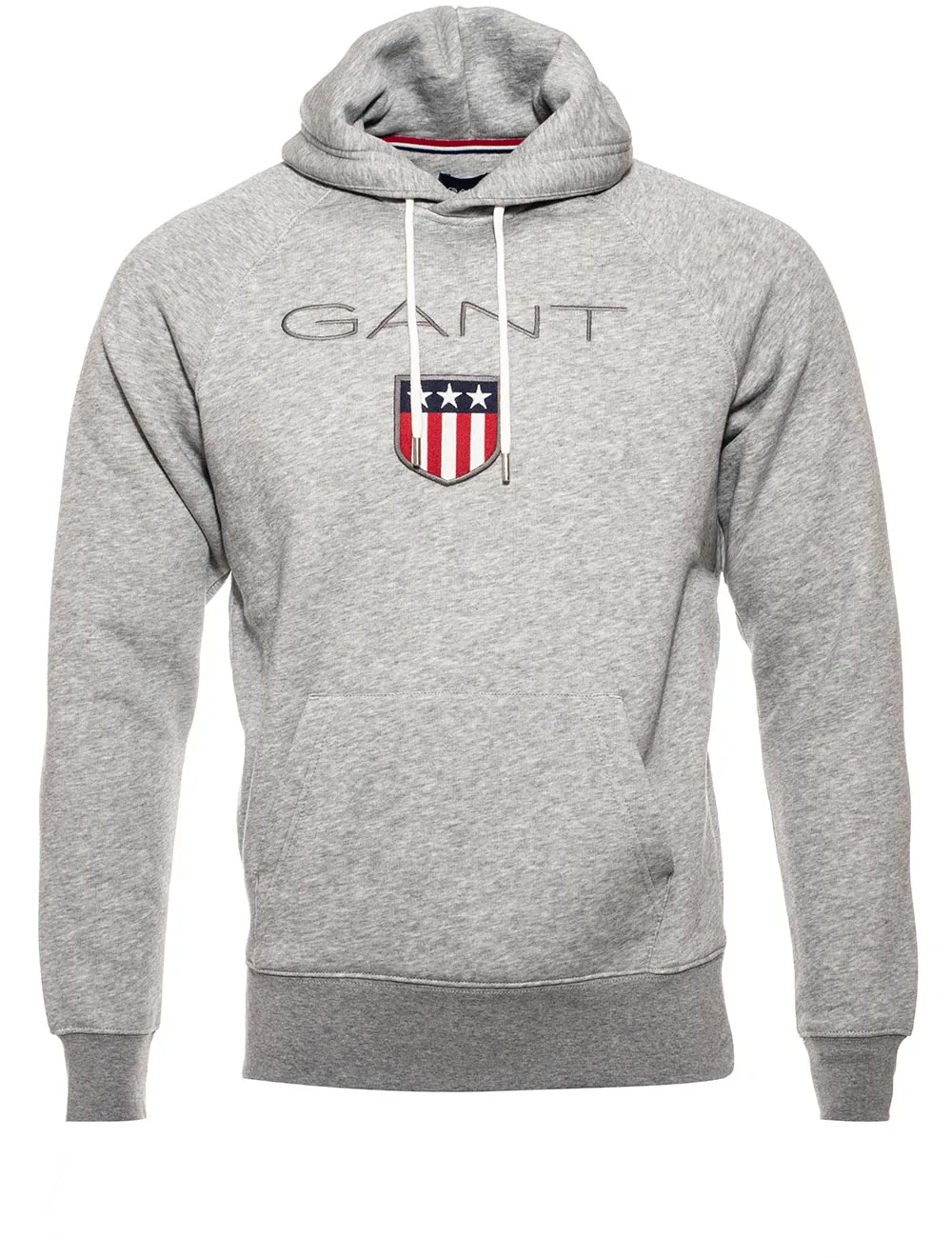 Pull à capuche Shield gris mélangé