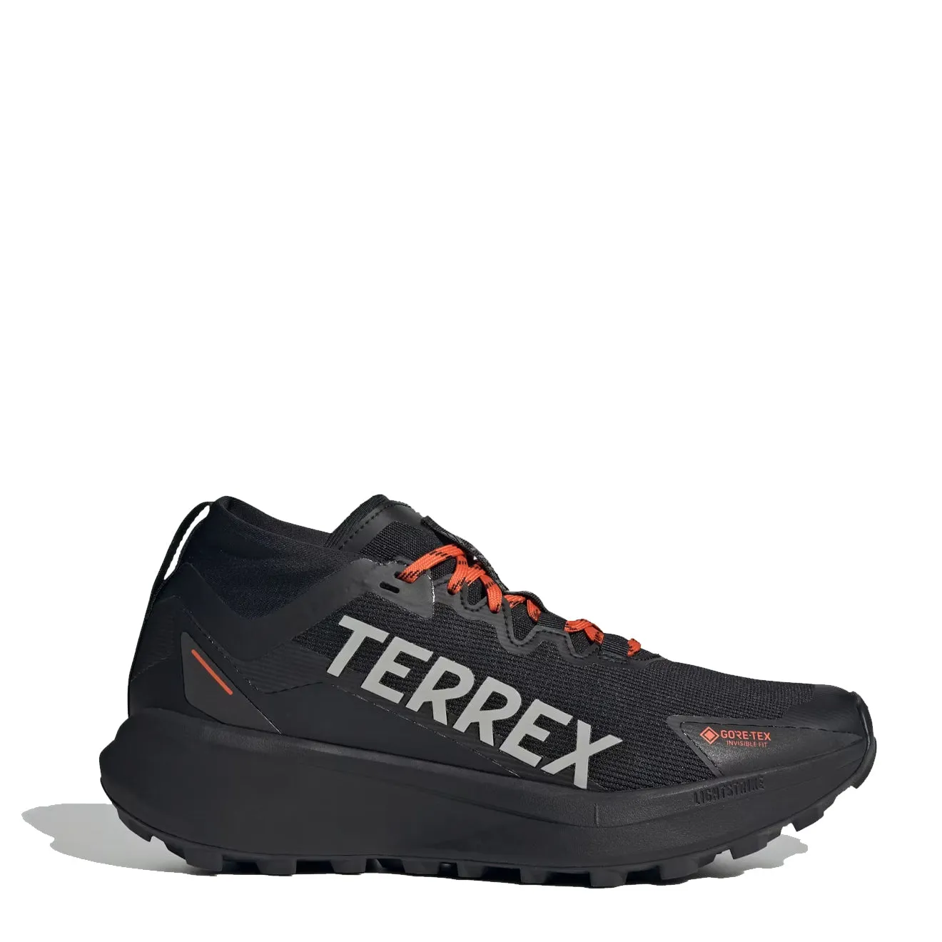 Chaussures Adidas Terrex Homme Adidas Terrex Agravic GTX pour Course à Pied en Montagne Noir de Base / Gris / Orange Semi Impact