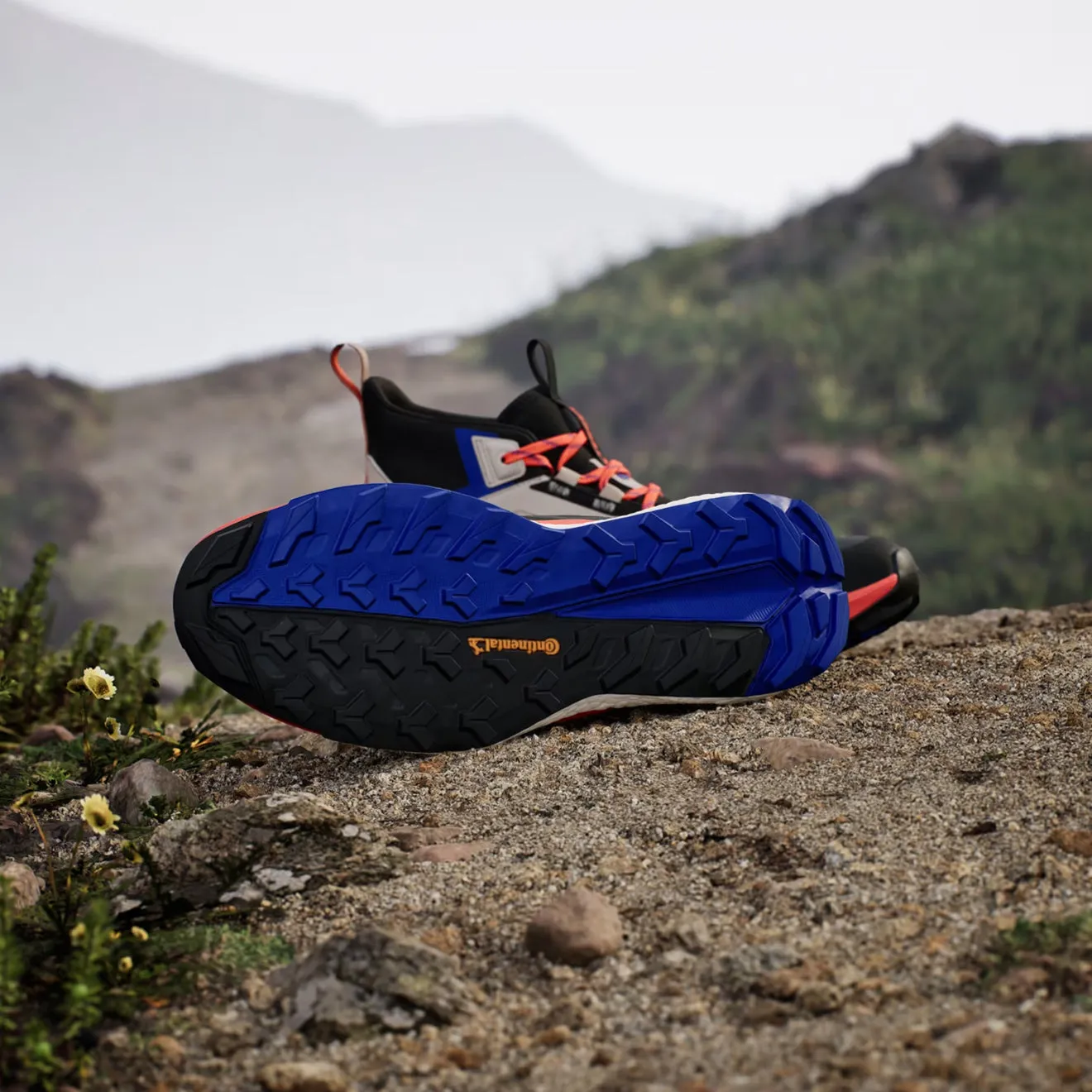 Chaussures Adidas Terrex Homme Adidas Terrex Free Hiker 2 Beige Merveille / Noir de Base / Orange Semi Impact