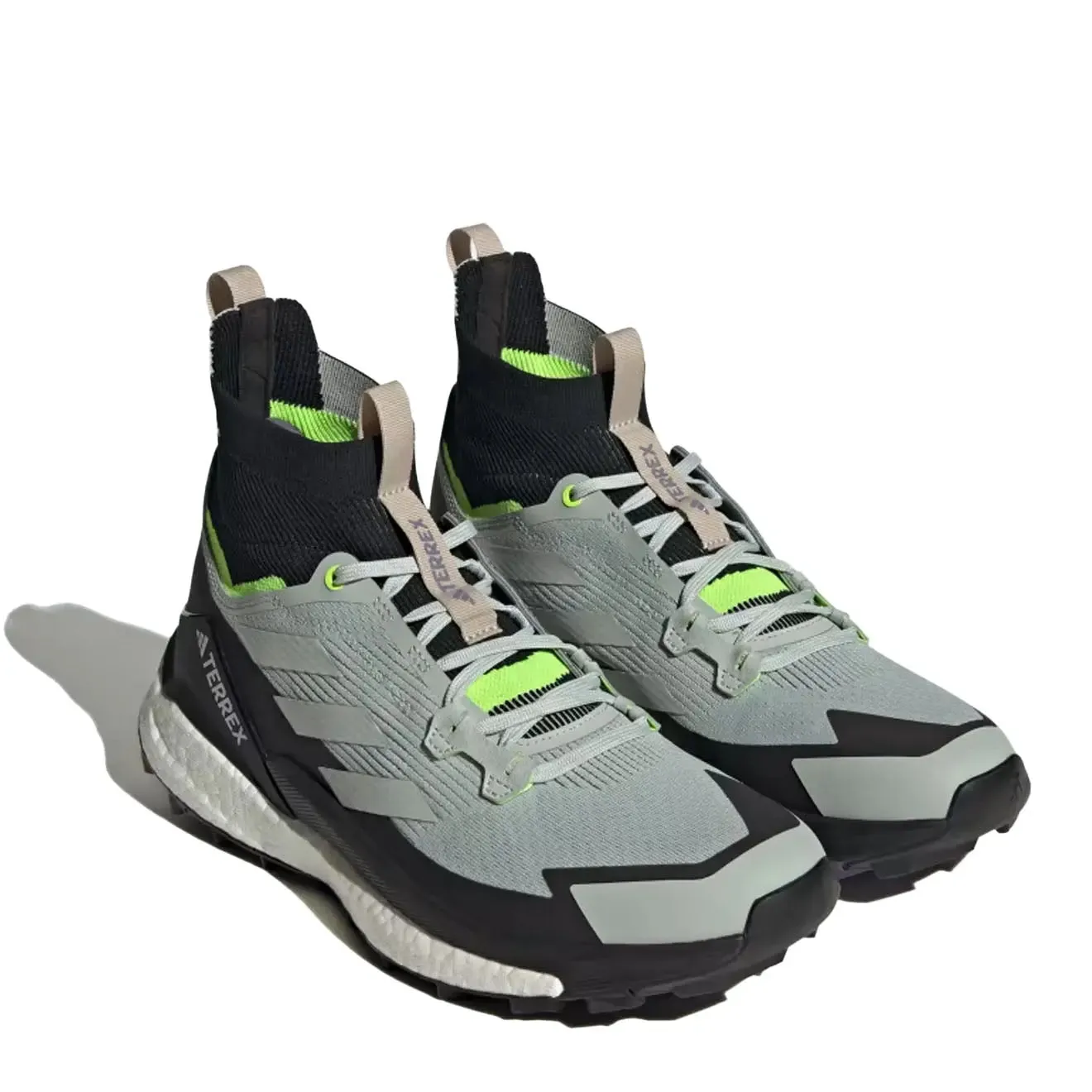 Chaussures Adidas Terrex Homme Adidas Terrex Free Hiker 2.0 Chaussures de Randonnée Argent Merveille / Argent Merveille / Citron Clair