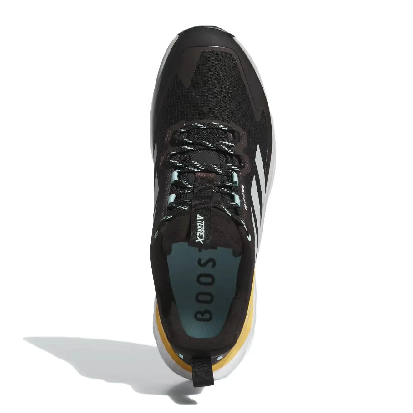 Chaussures Adidas Terrex Homme Adidas Terrex Free Hiker 2.0 Low Gore-Tex Chaussures de Randonnée Noir Core / Argent Wonder / Bleu Semi Flash Aqua