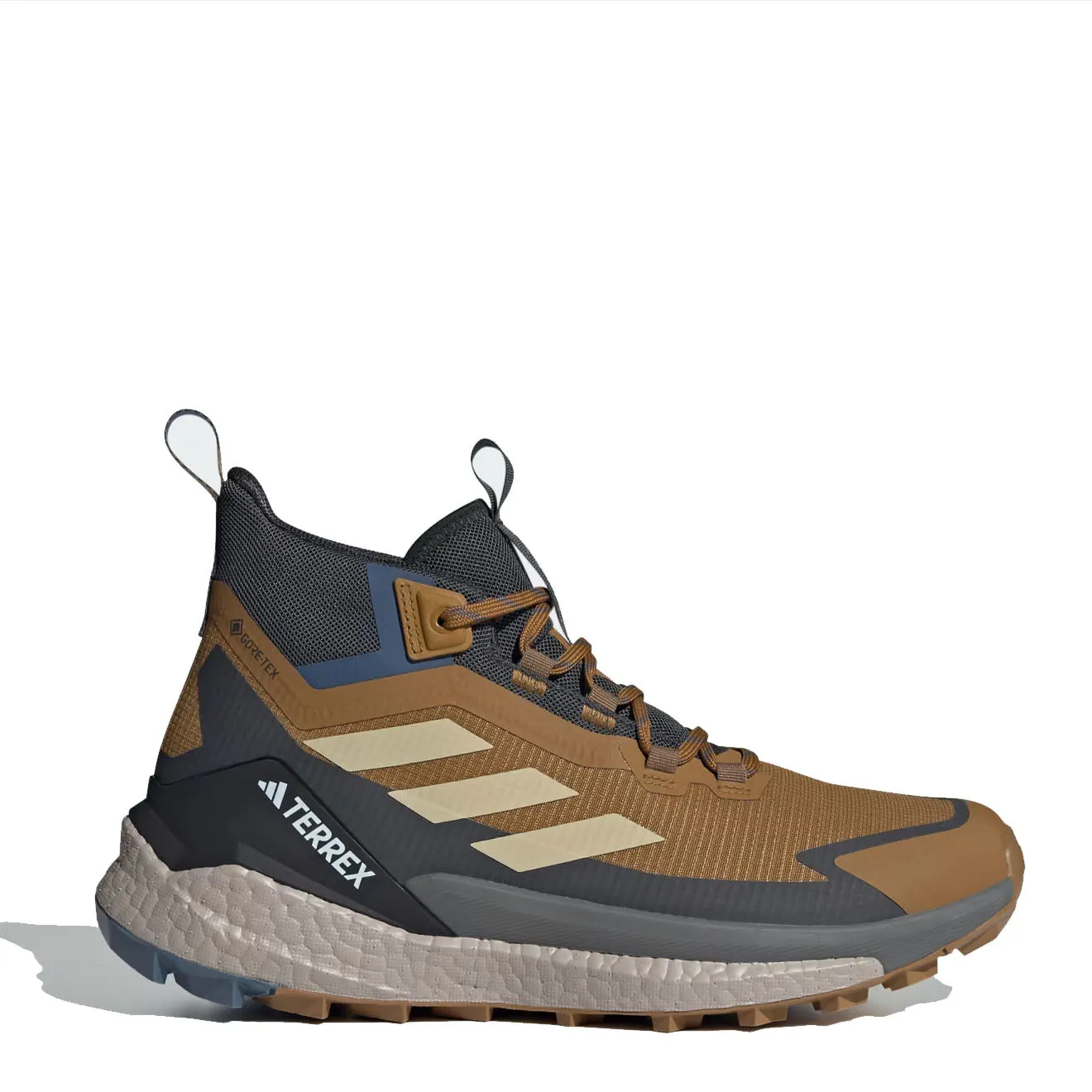 Chaussures Adidas Terrex pour Homme Adidas Terrex Free Hiker 2 Marron / Noir / Bleu