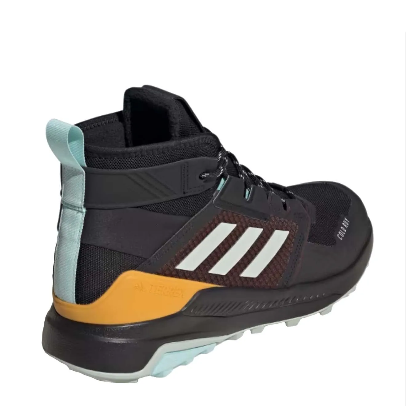 Chaussures Adidas Terrex Homme Adidas Terrex Trailmaker Mid Cold.Rdy Bottes de Randonnée Marron Ombre / Argent Merveille / Bleu Aqua Semi Flash