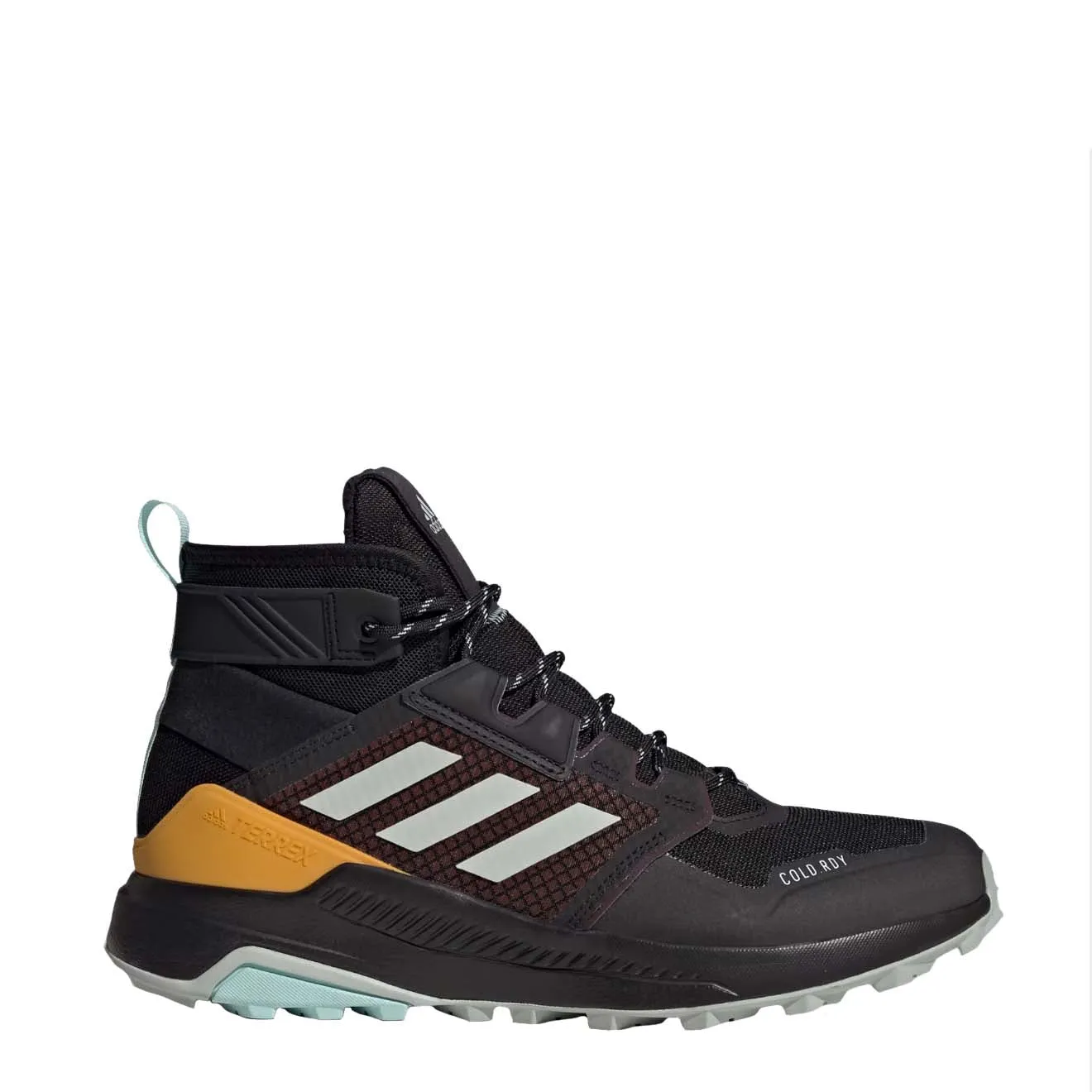 Chaussures Adidas Terrex Homme Adidas Terrex Trailmaker Mid Cold.Rdy Bottes de Randonnée Marron Ombre / Argent Merveille / Bleu Aqua Semi Flash