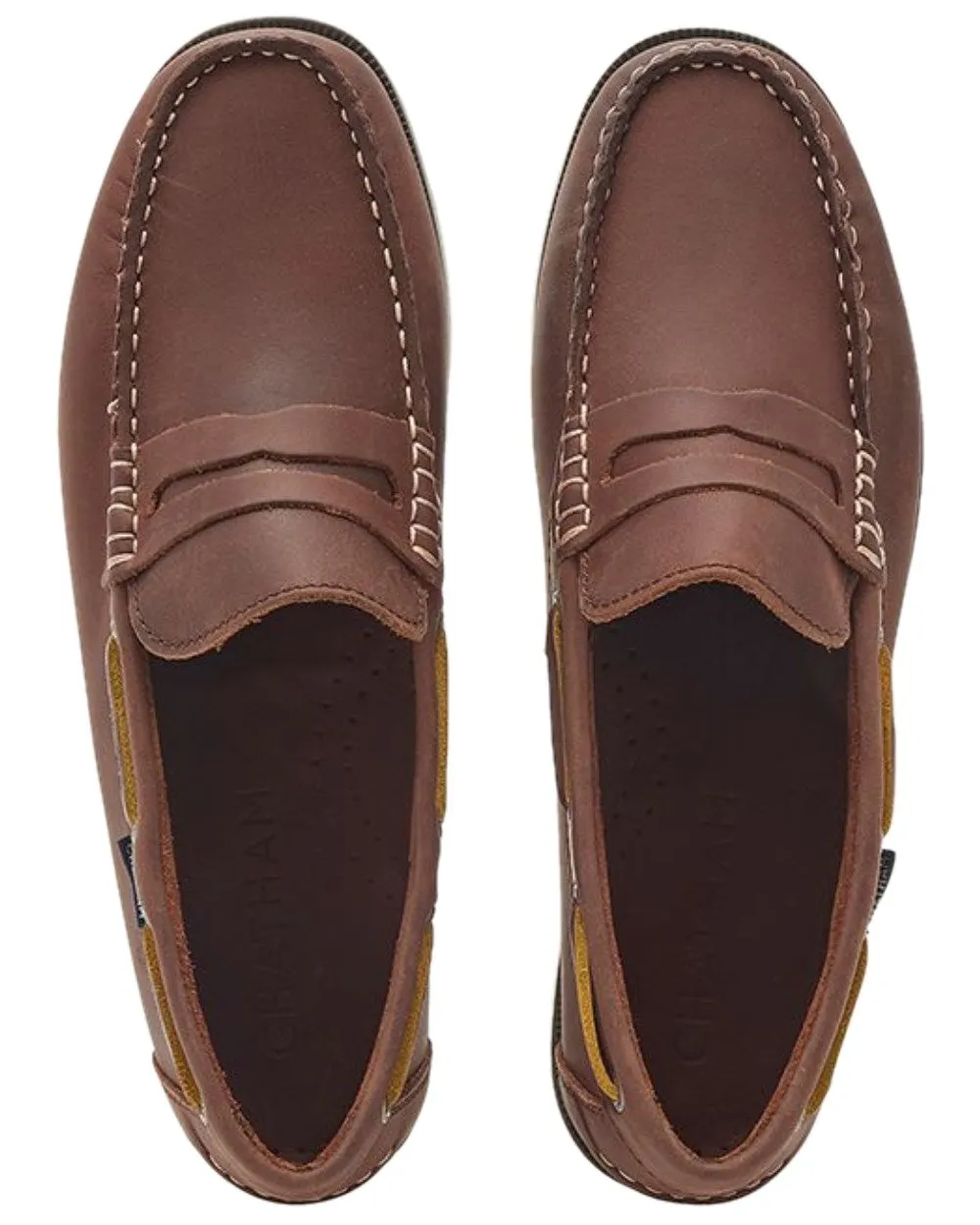 Chaussures Chatham Chatham Hommes Shanklin Mocassins en Cuir Premium