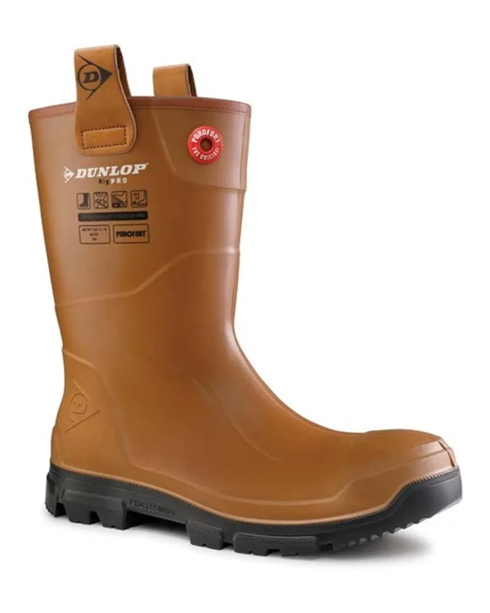 Chaussures Dunlop Dunlop Purofort RigPRO Bottes de sécurité complètes avec doublure en fourrure