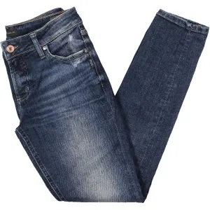 Silver Jeans Co. Womens    Mid Rise Medium Wash Skinny Jeans