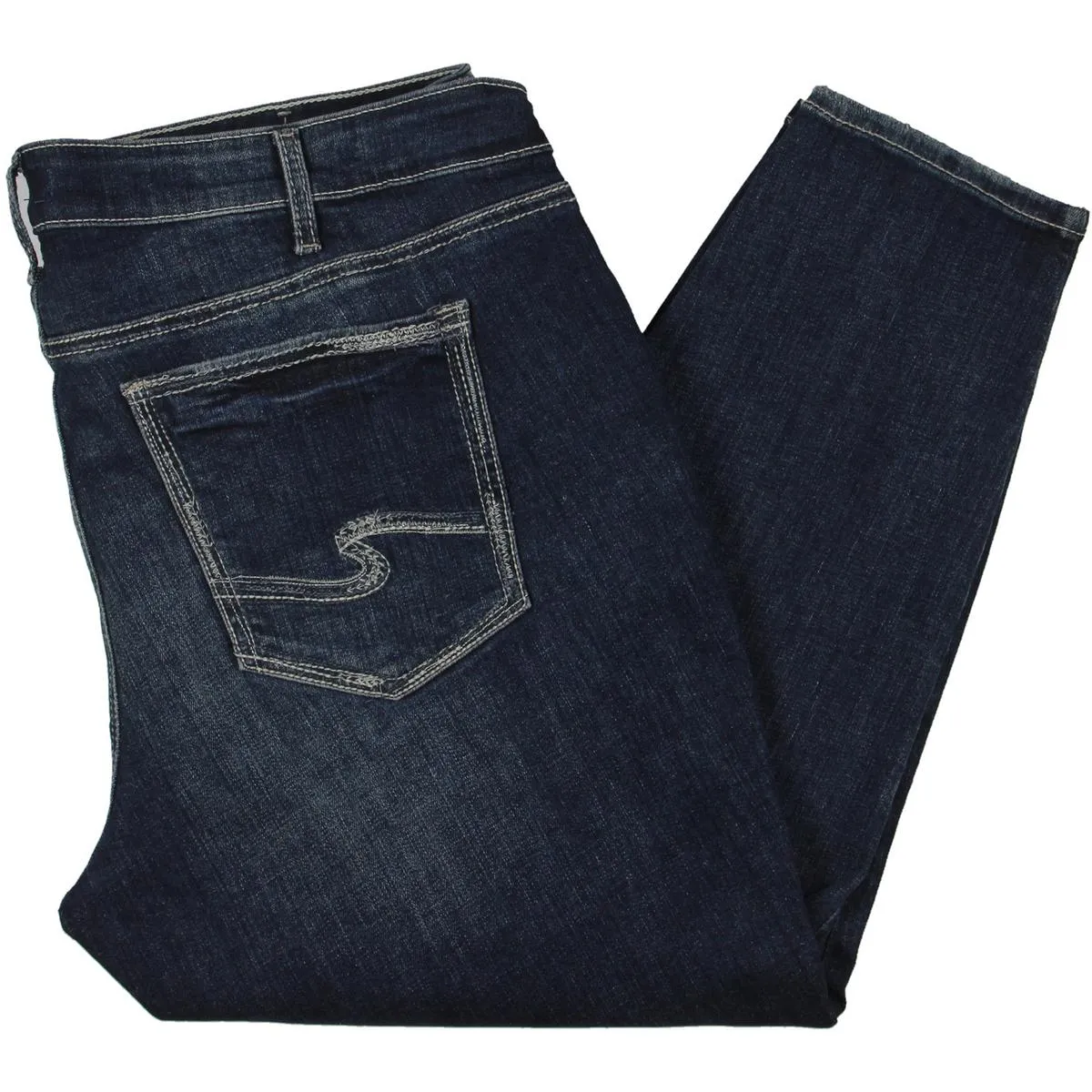 Silver Jeans Co. Jean Skinny Femme Taille Haute Effilé Plus