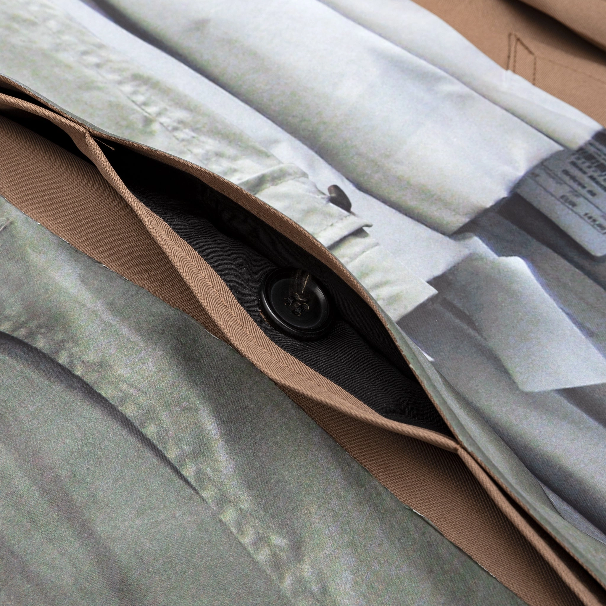MANTEAU IMPRIMÉ CROISÉ SIMPLE