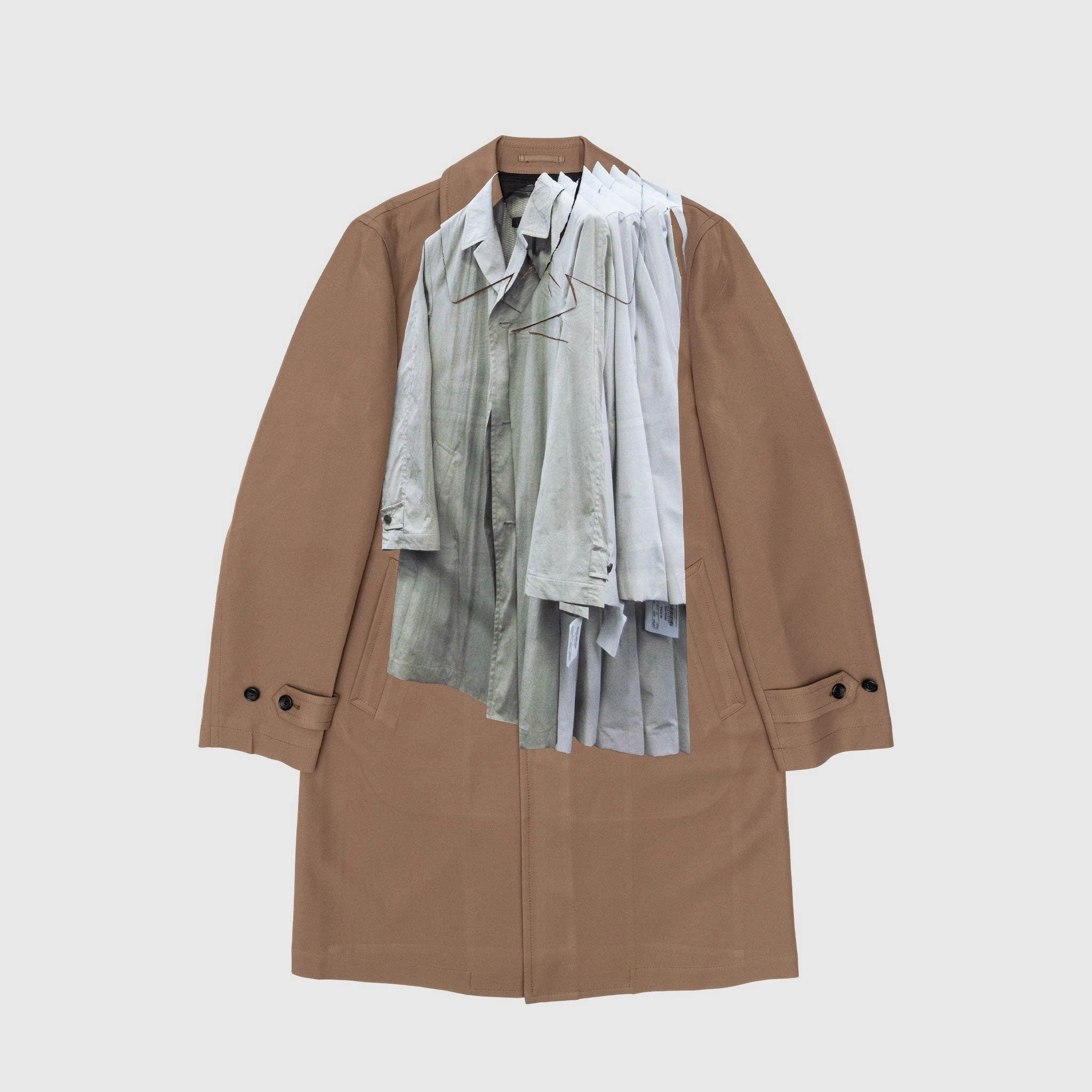 MANTEAU IMPRIMÉ CROISÉ SIMPLE