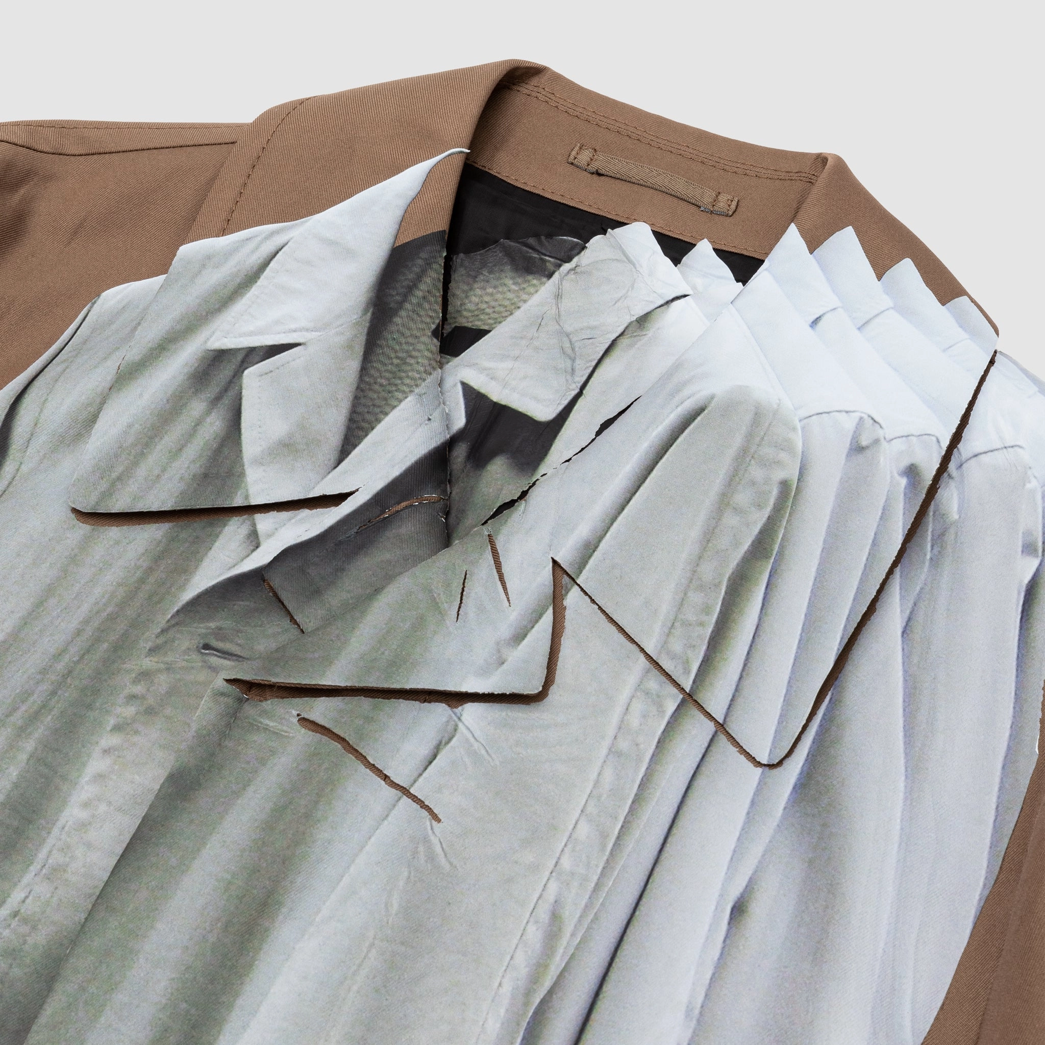 MANTEAU IMPRIMÉ CROISÉ SIMPLE