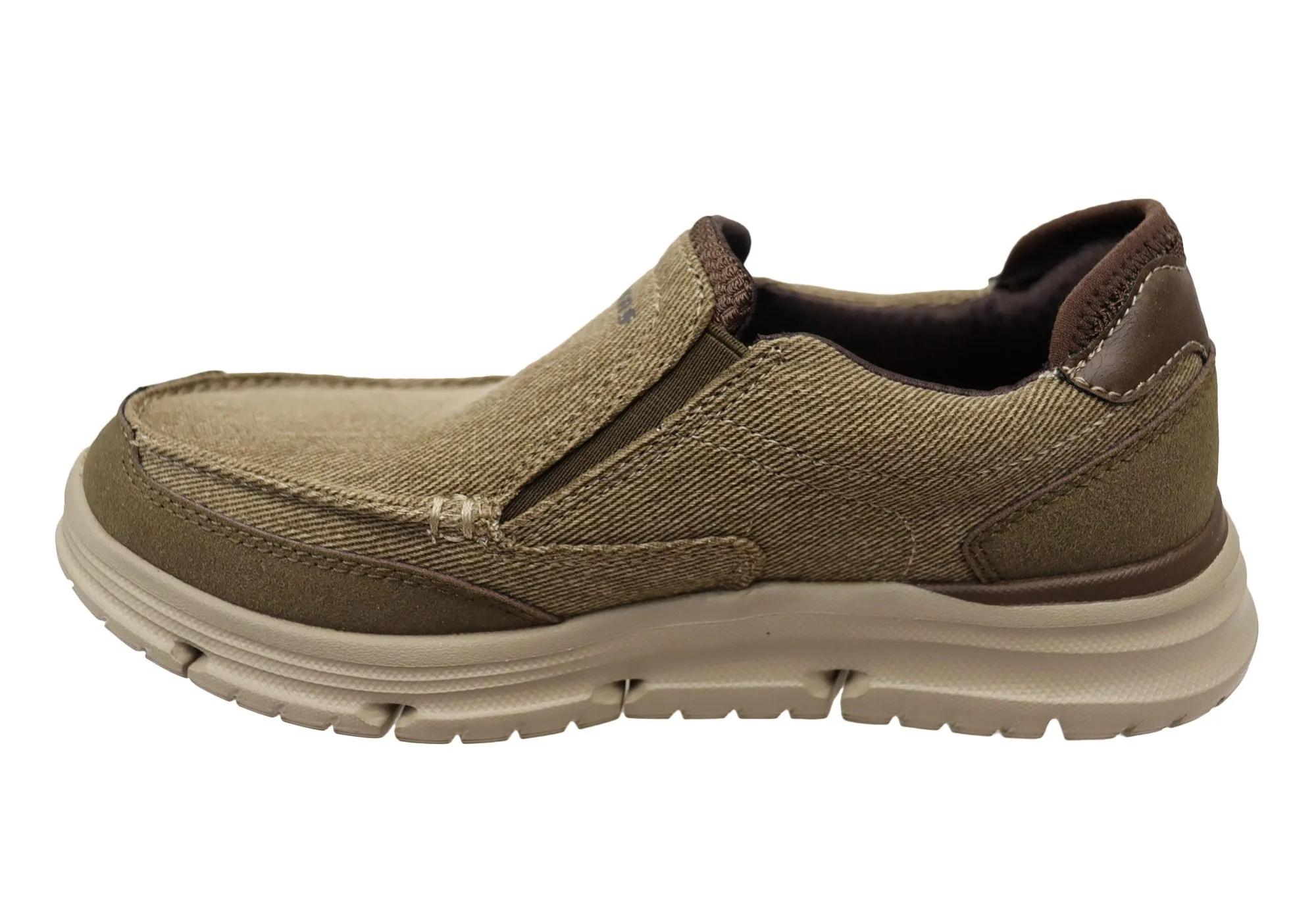 Skechers Chaussures Hommes Arch Fit Vortell Rothler Chaussures à Enfilage Facile Confortables Skechers