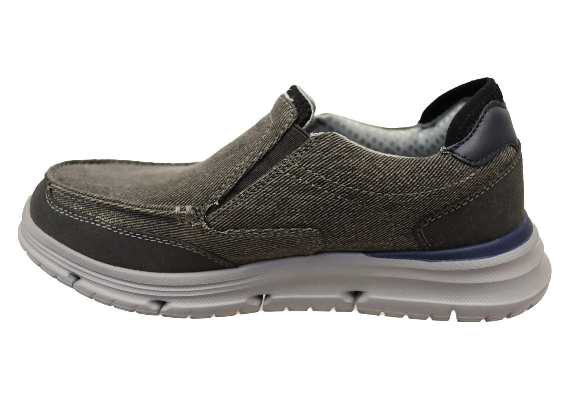 Skechers Chaussures Hommes Arch Fit Vortell Rothler Chaussures à Enfilage Facile Confortables Skechers