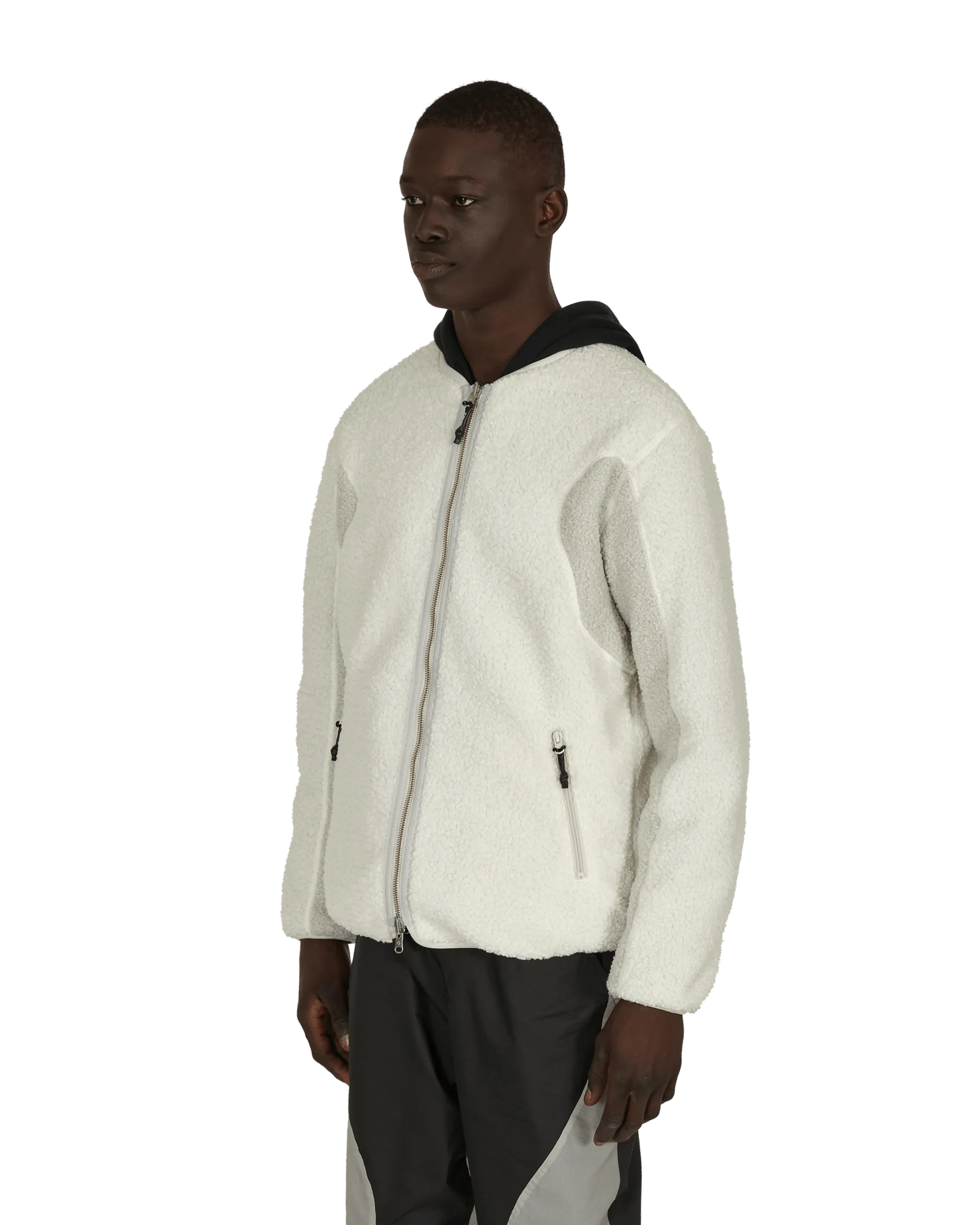 Veste réversible Slam Jam Sherpa Gris