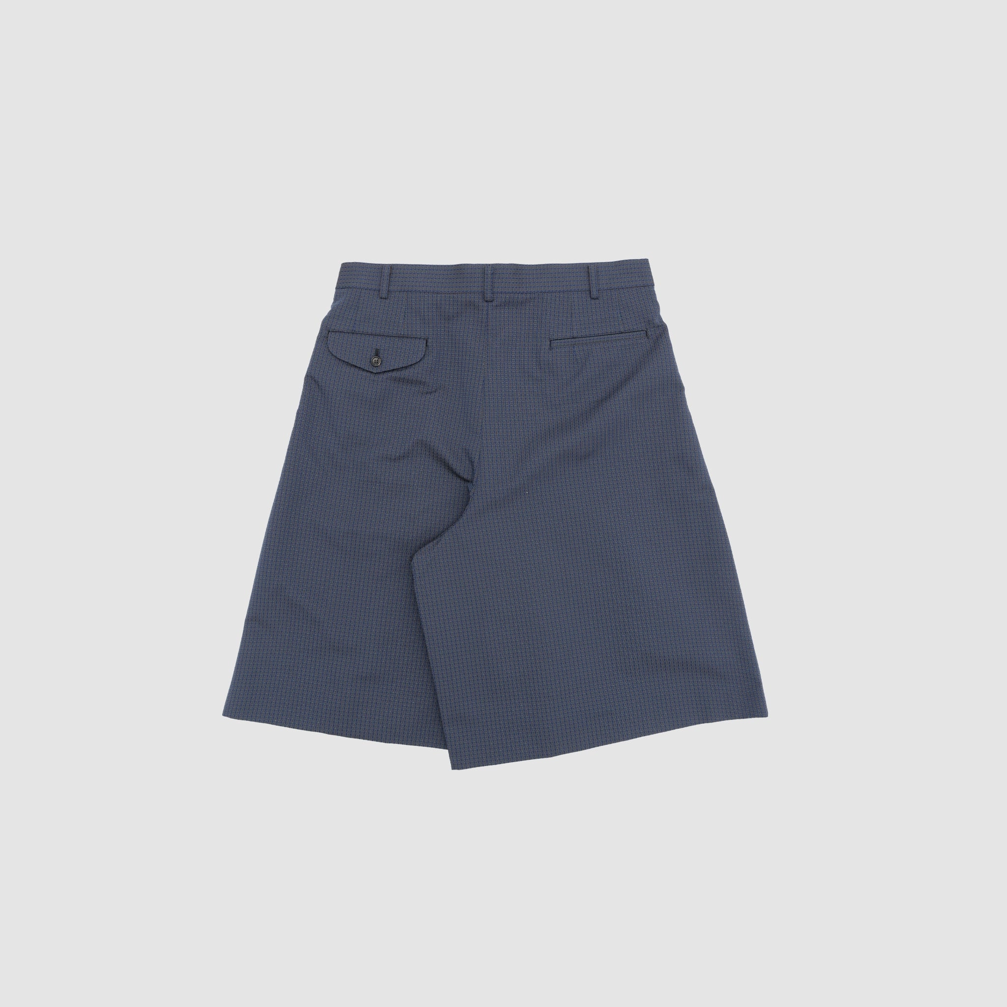 SMALL CHECK SUITING SHORTS