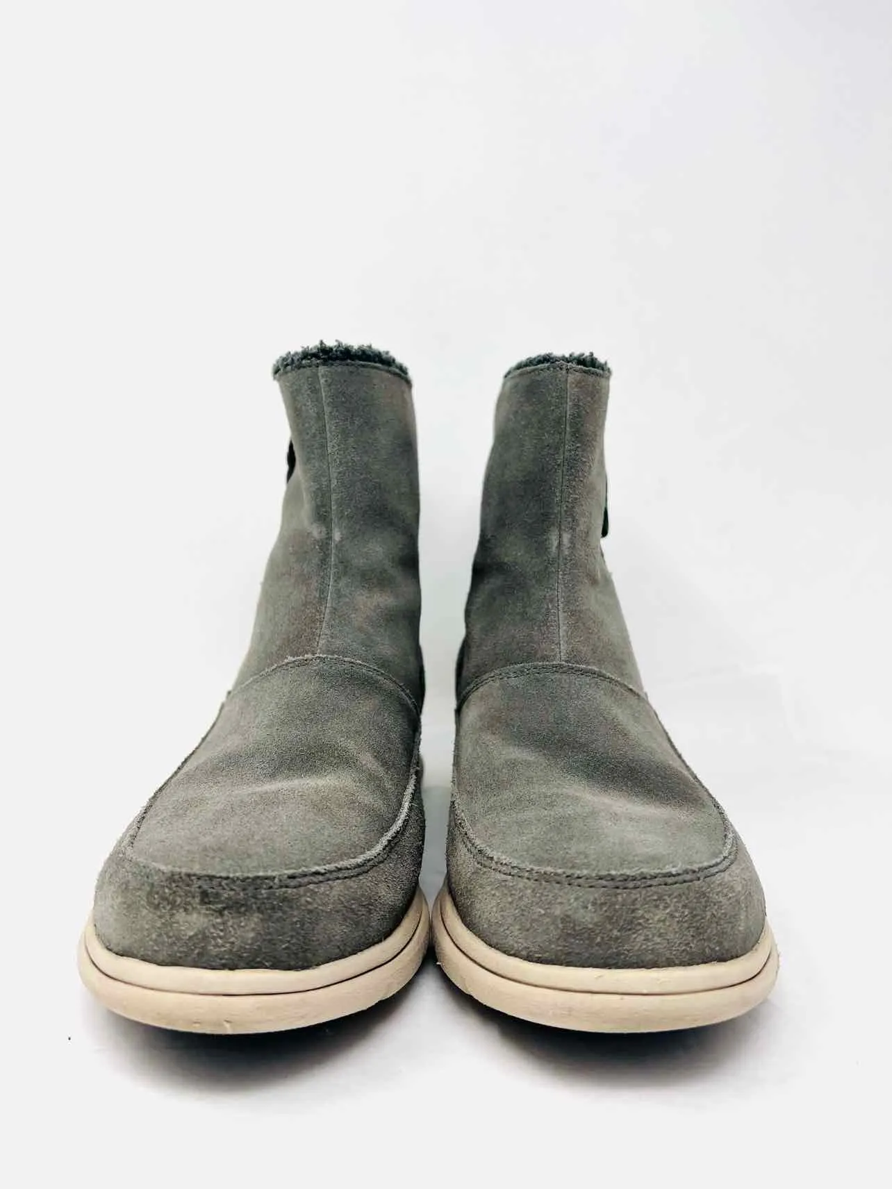 Bottes chelsea en daim olive avec fermeture éclair Sorel taille 9