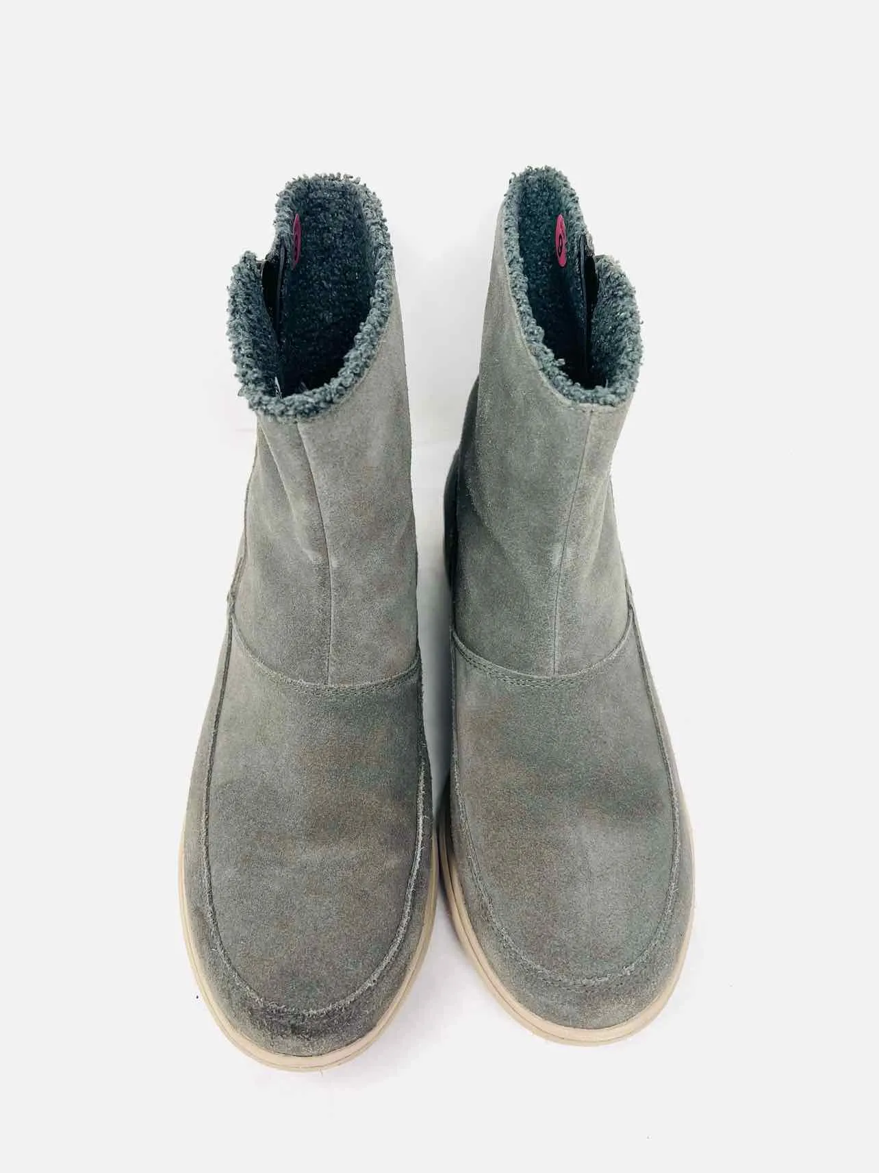 Bottes chelsea en daim olive avec fermeture éclair Sorel taille 9