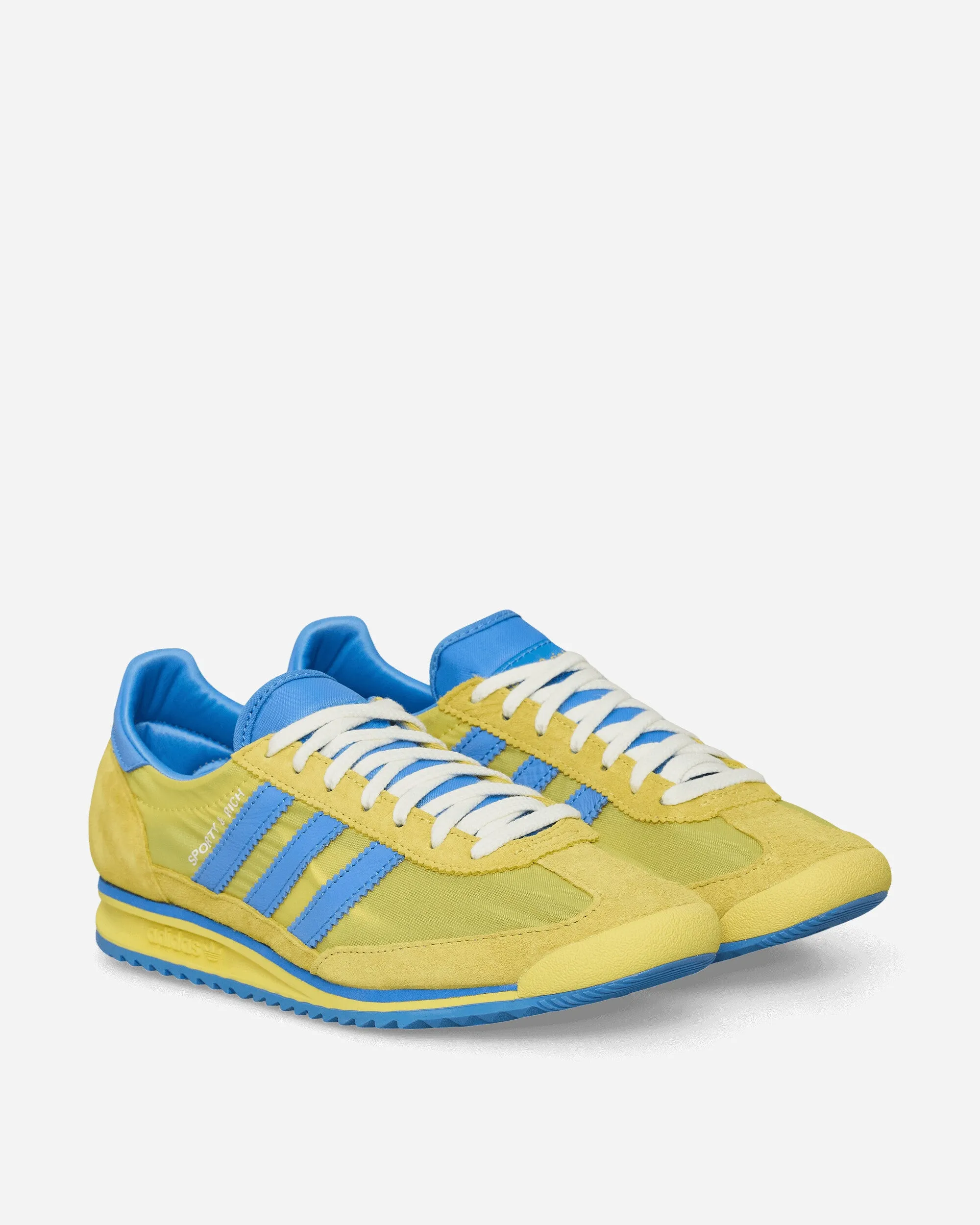Baskets Sporty & Rich SL72 Jaune Clair / Bleu Véritable