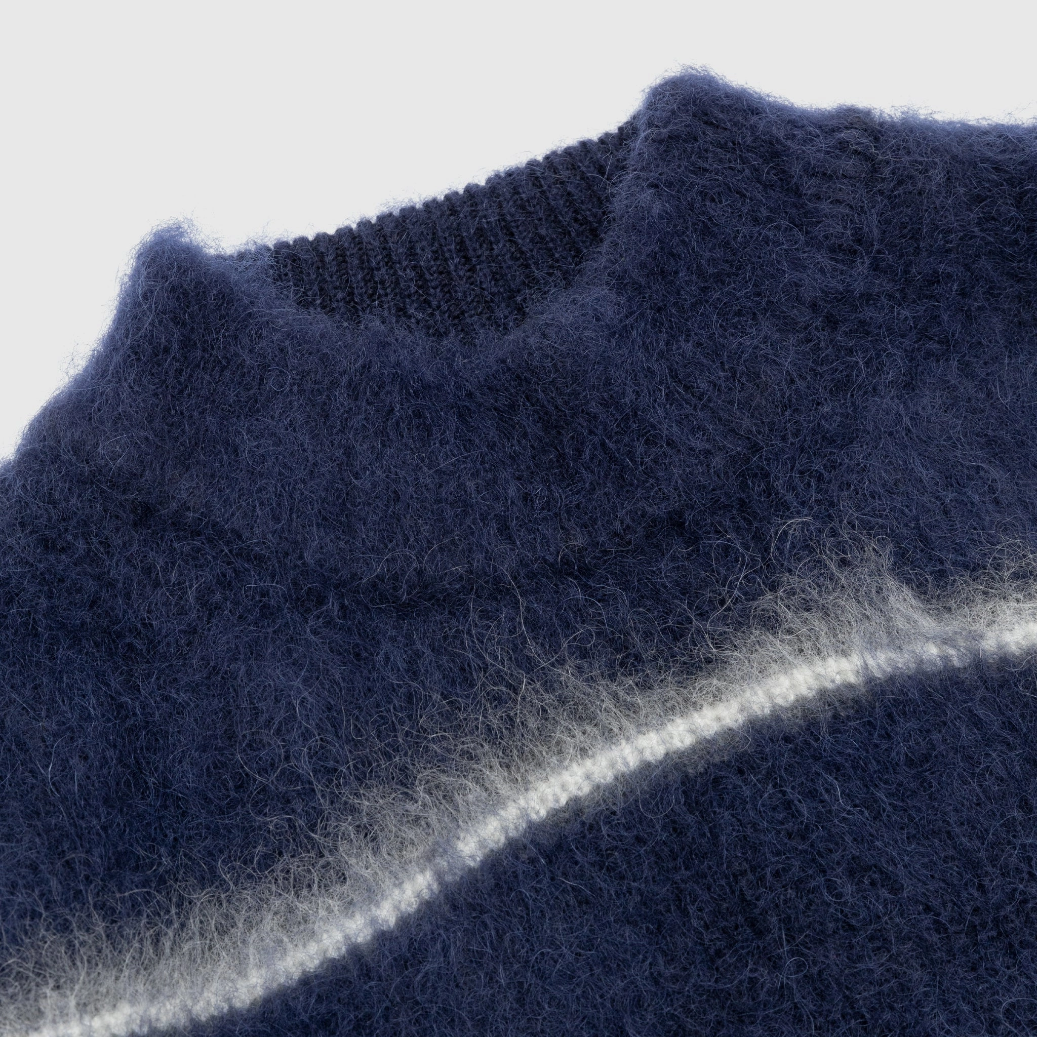 PULL EN MOHAIR RAYÉ