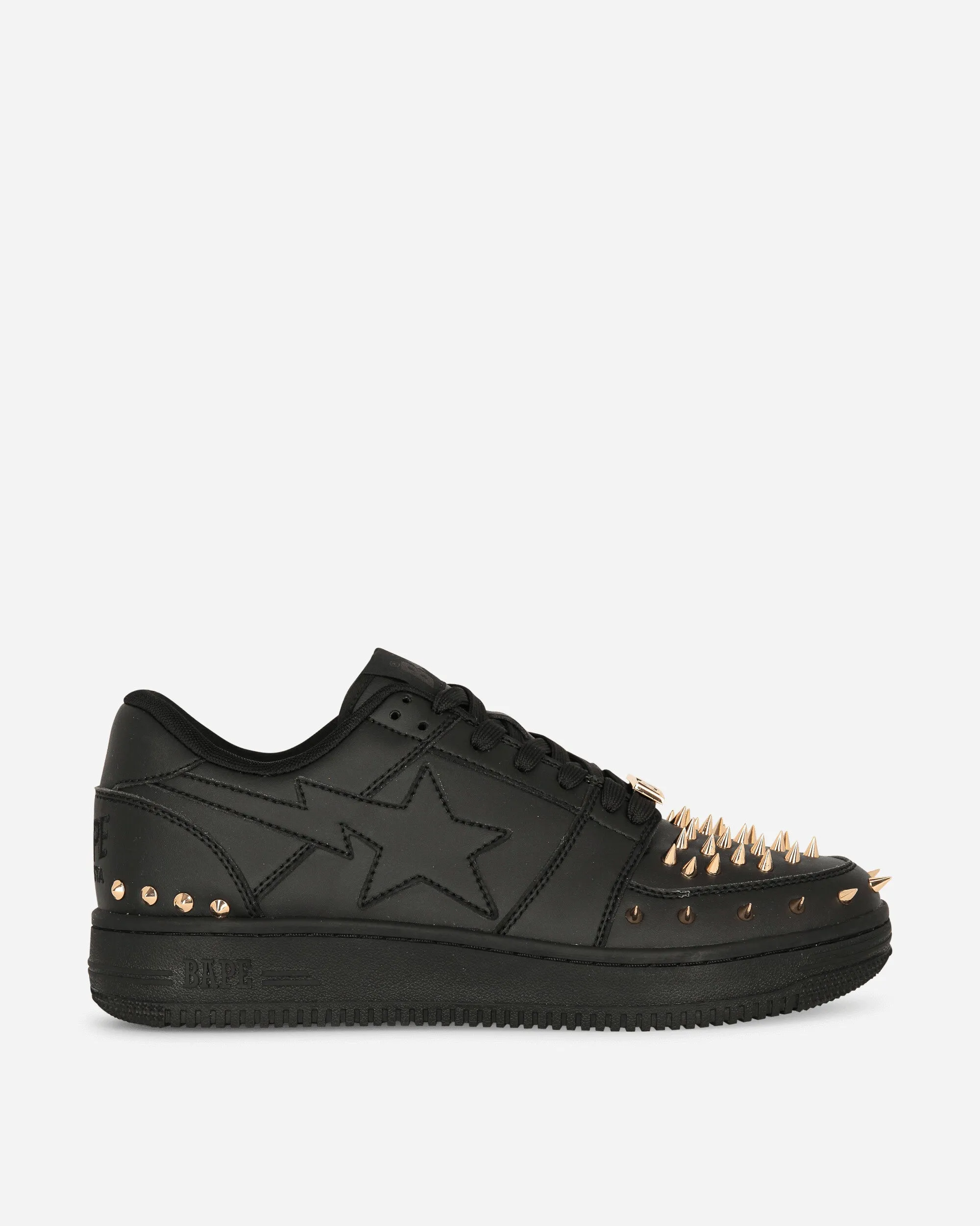 Baskets BAPE STA Low M1 à œillets noir