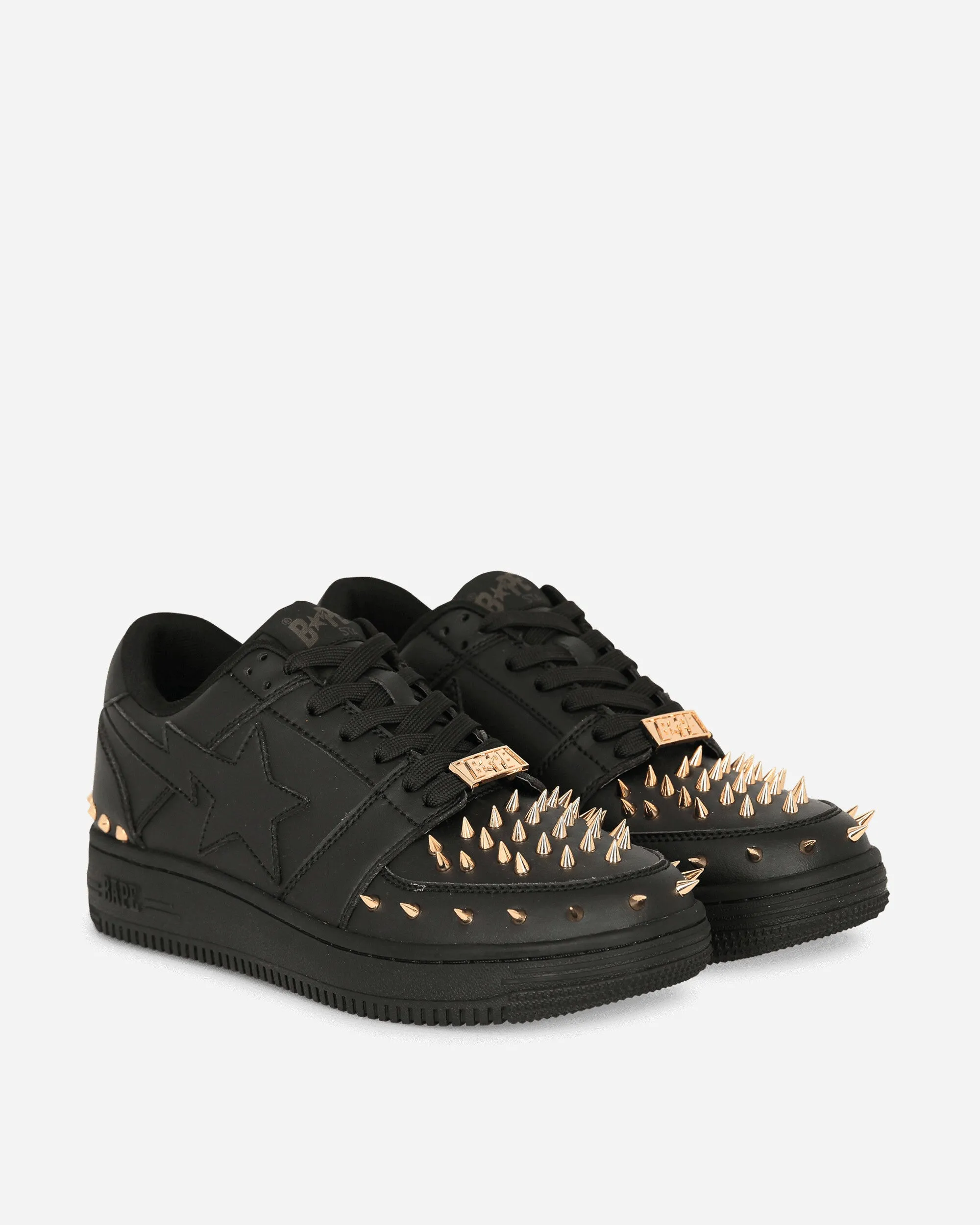 Baskets BAPE STA Low M1 à œillets noir