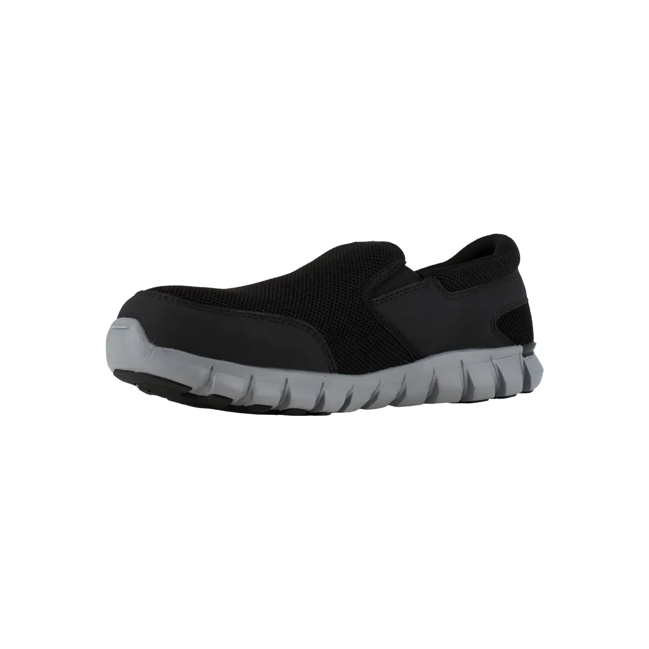 Chaussure de travail athlétique à enfiler Sublite Cushion avec embout en alliage Noir/Gris