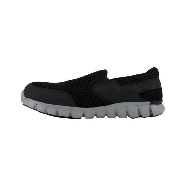 Chaussure de travail athlétique à enfiler Sublite Cushion avec embout en alliage Noir/Gris