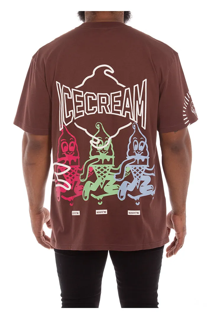LE T-SHIRT TRICOTÉ THE GANG SS IceCream Clothing