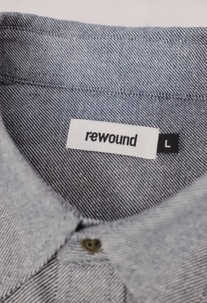 La chemise Marc 100% recyclée | Bleue