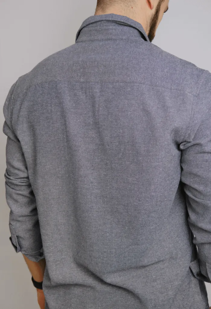 La chemise Marc 100% recyclée | Bleue