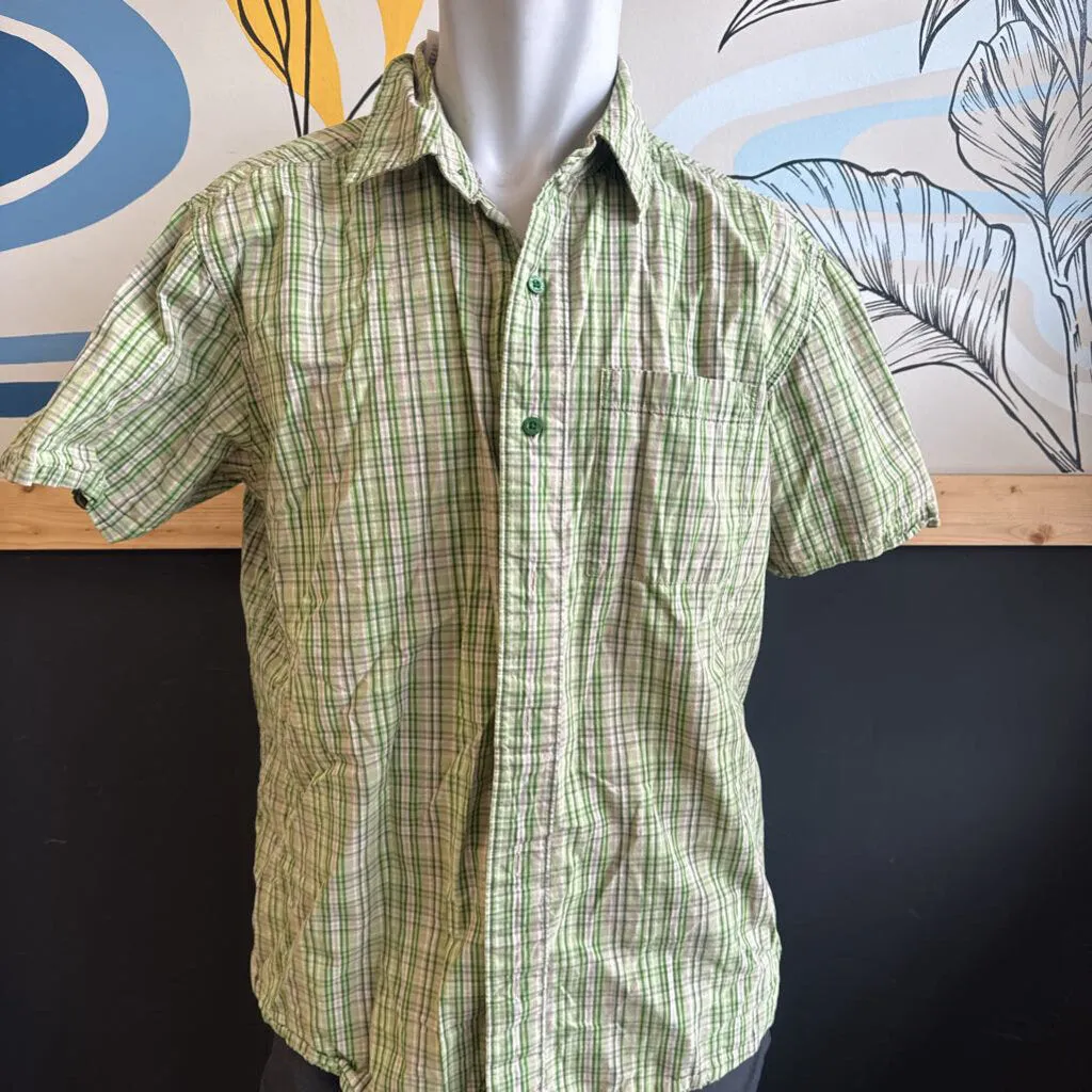 The North Face The North Face - Chemise à boutons homme printemps/été - Prix conseillé 100 $ : Vert/Beige - homme - XL