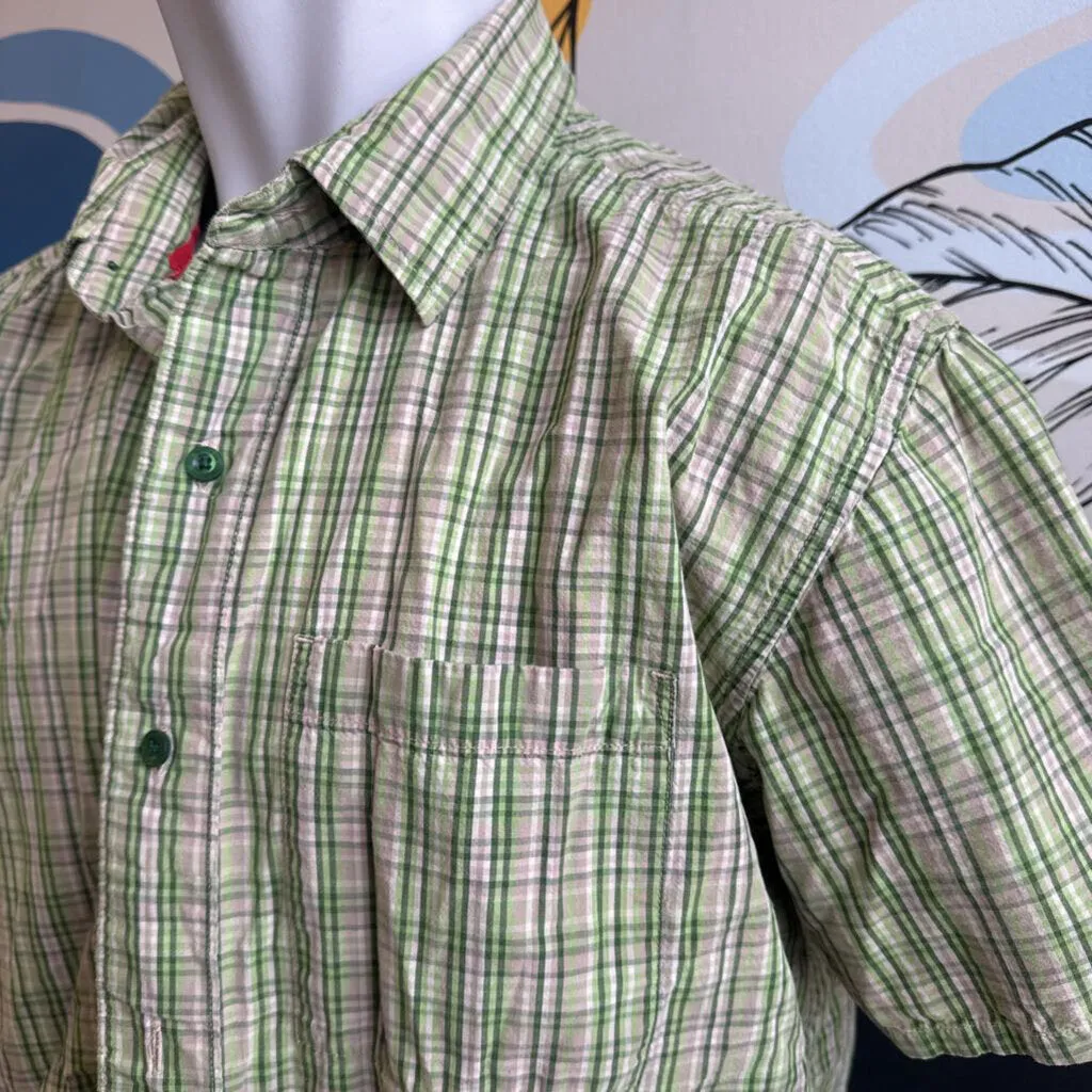 The North Face The North Face - Chemise à boutons homme printemps/été - Prix conseillé 100 $ : Vert/Beige - homme - XL