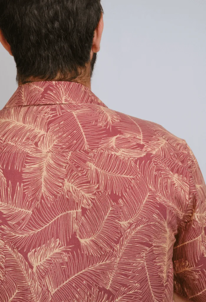 La Chemise Toby Tencel | Imprimé Palmier