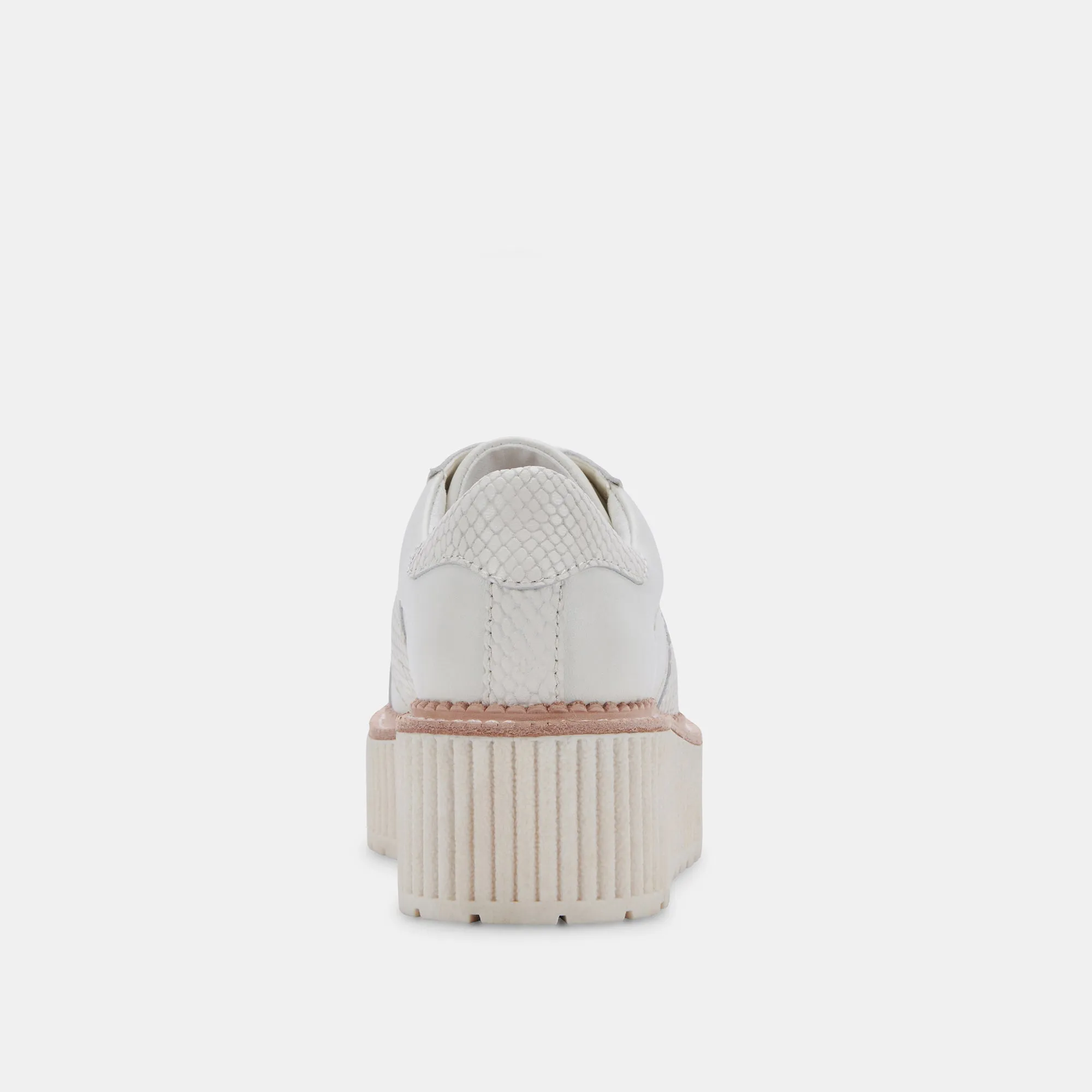 BASKETS TIGER EN CUIR BLANC
